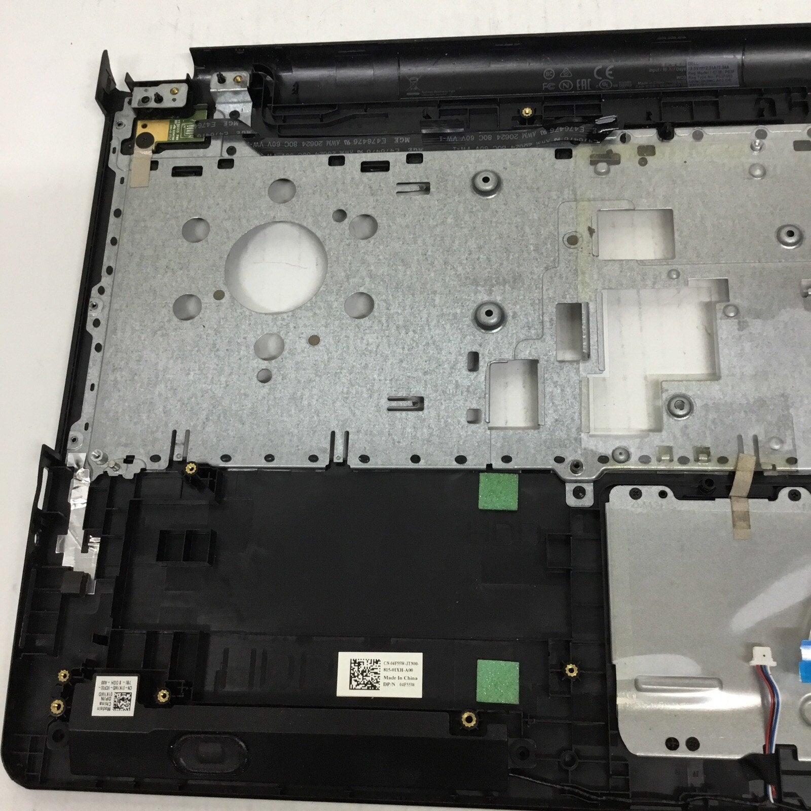 GENUINE DELL INSPIRON 15 3567 LAPTOP PALMREST ASSEMBLY 4F55W 04F55W