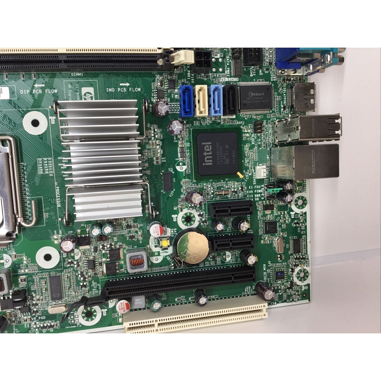 Motherboard For HP Compaq Elite 8000 SFF w/ Core 2 Duo E8400 (536884-001)