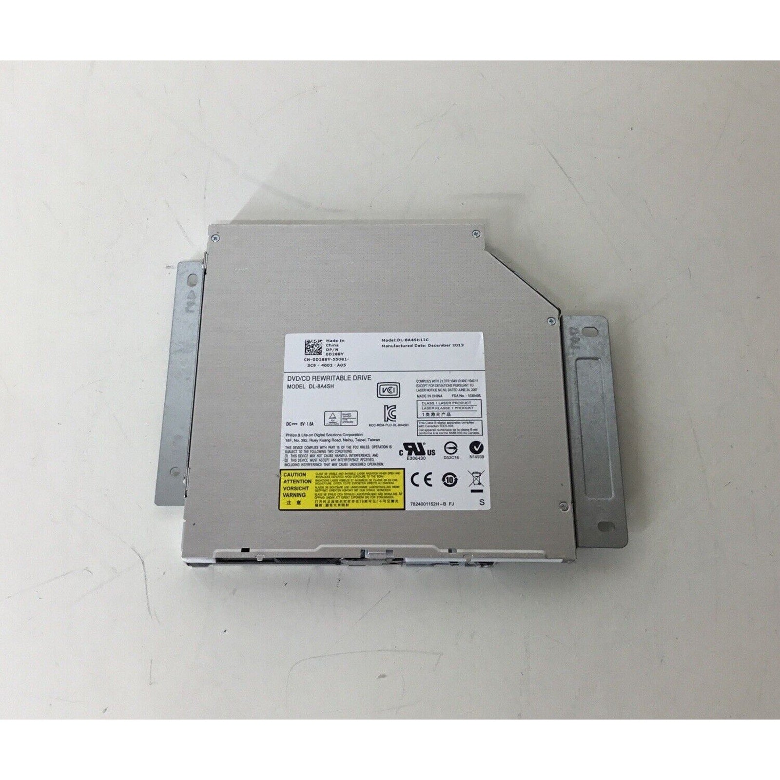 D288Y Dell Alienware DVD/CD Rewritable Optical Drive DL-8A4SH