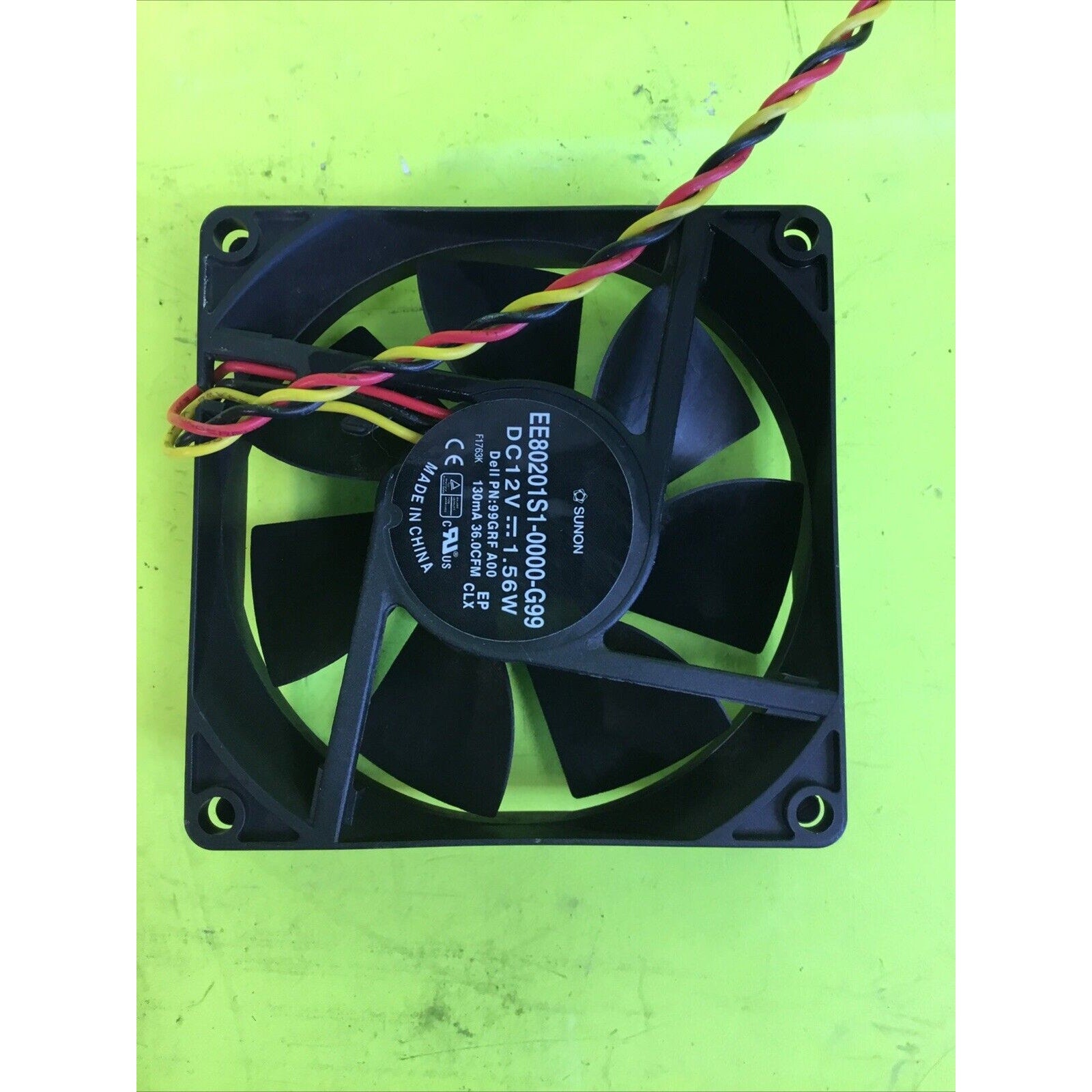 Dell Sunon EE80201S1-0000-G99 Computer Cooling Case Fan Desktop OXMN4N - 60365