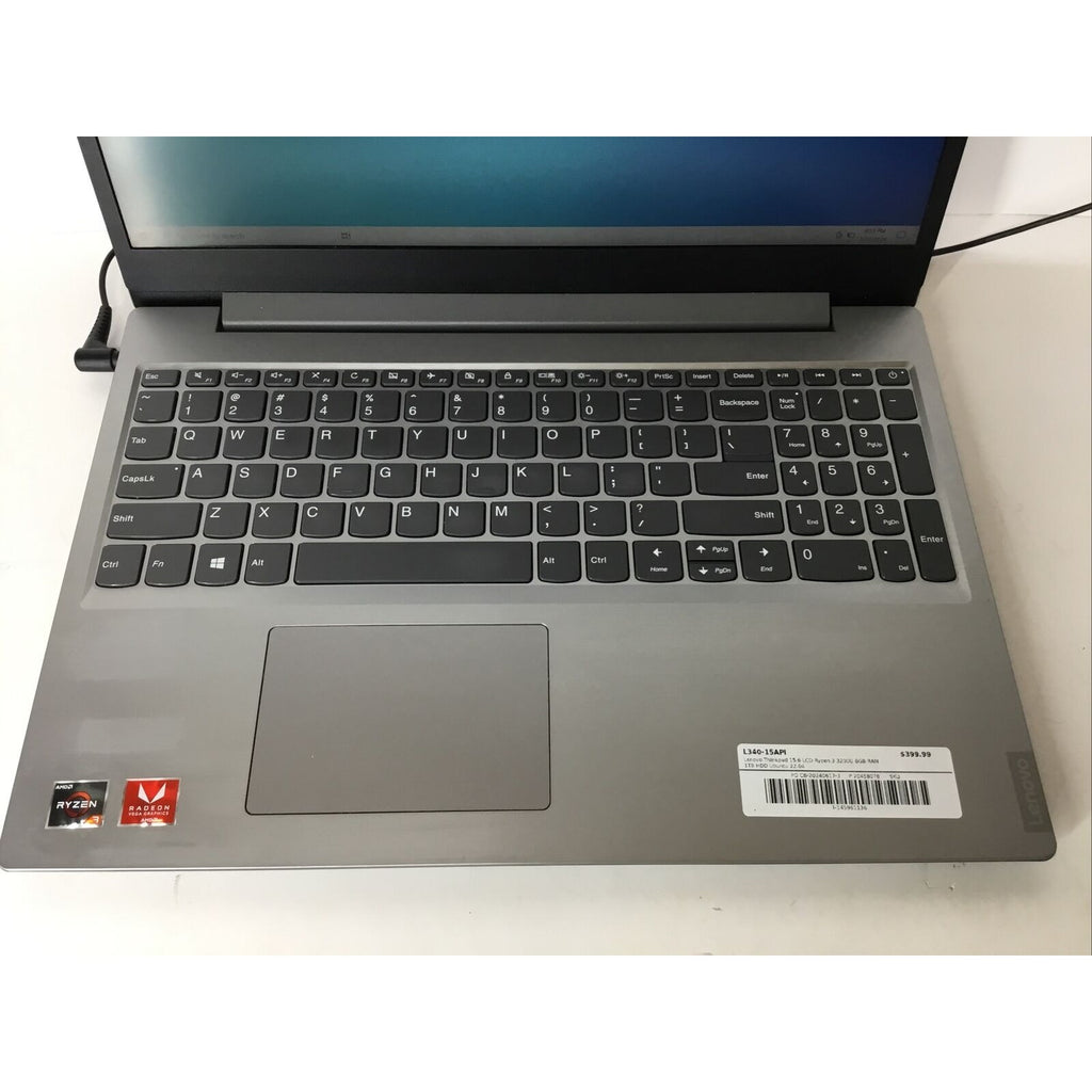 Lenovo 15.6" Laptop - Ryzen 3 3200U, 8GB RAM. 1TB HDD (L340-15API)
