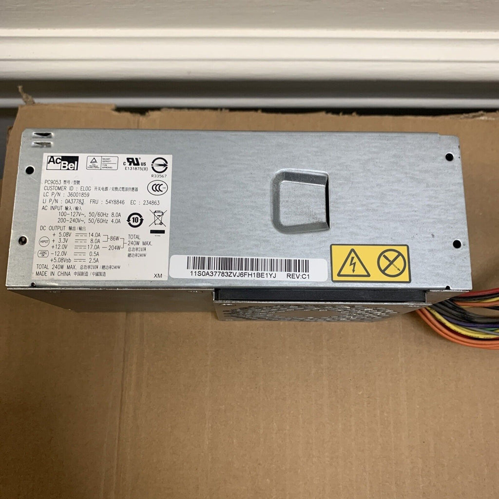 AcBel PC9053 240W Power Supply 36001859 0A37783 54Y8846