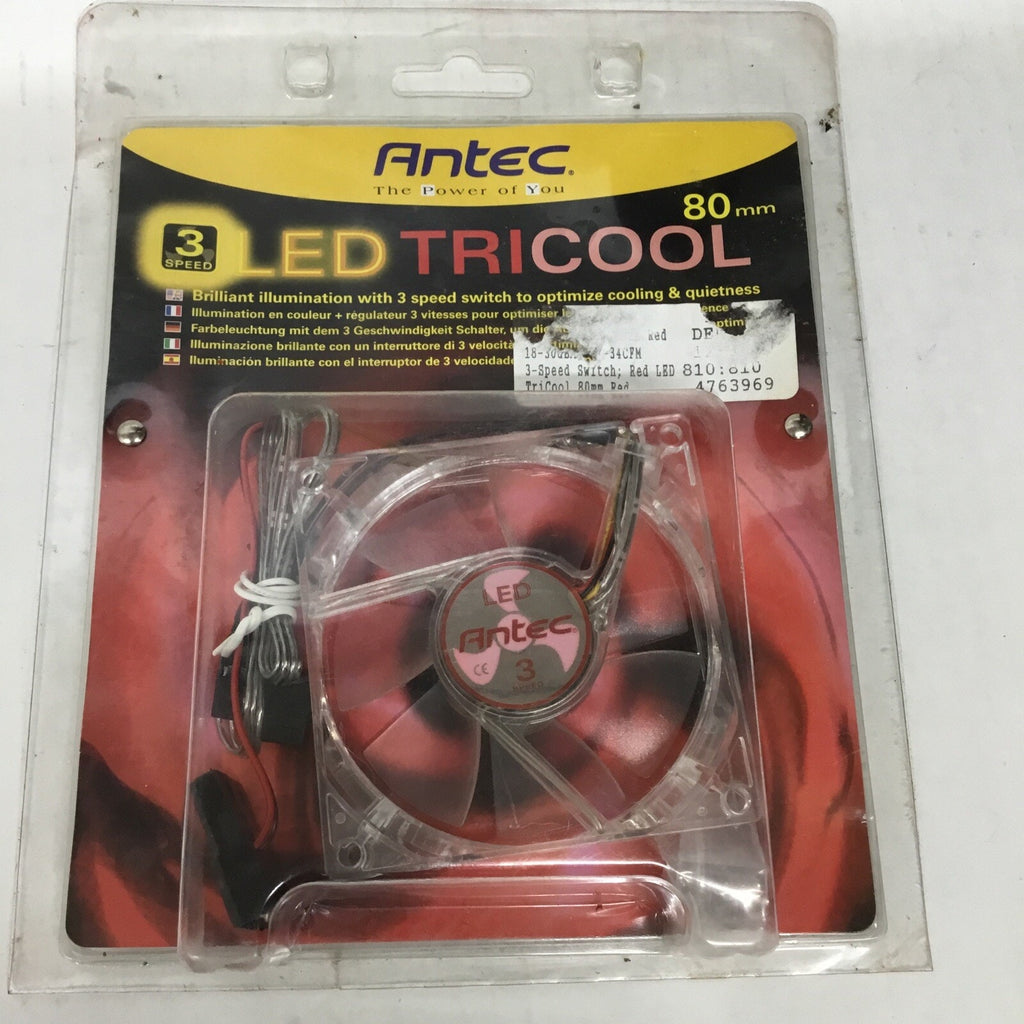 Antec 3 Speed LED Tricool 80mm Fan