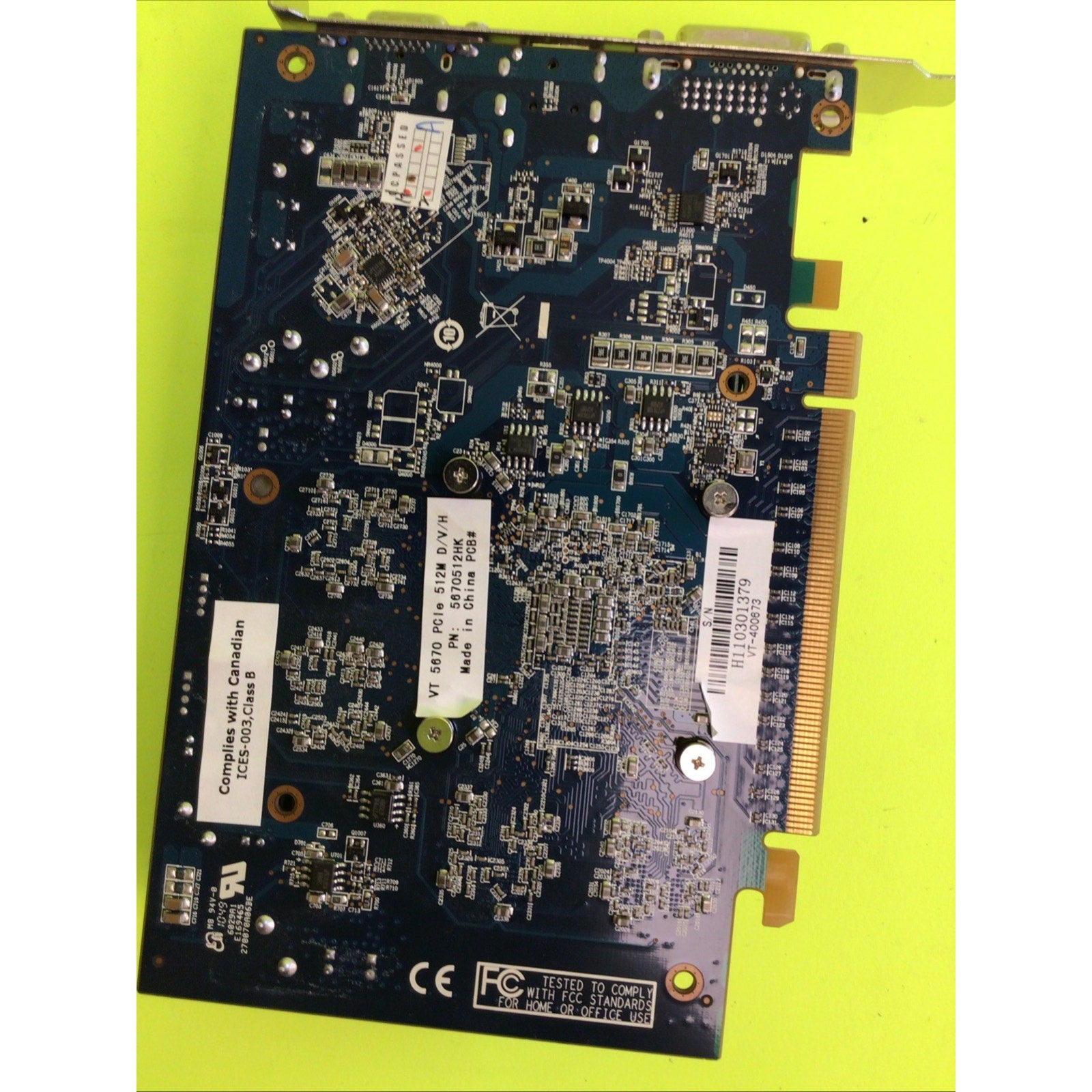 VT 5670 PCIE 1GB D/V/H 1G video card