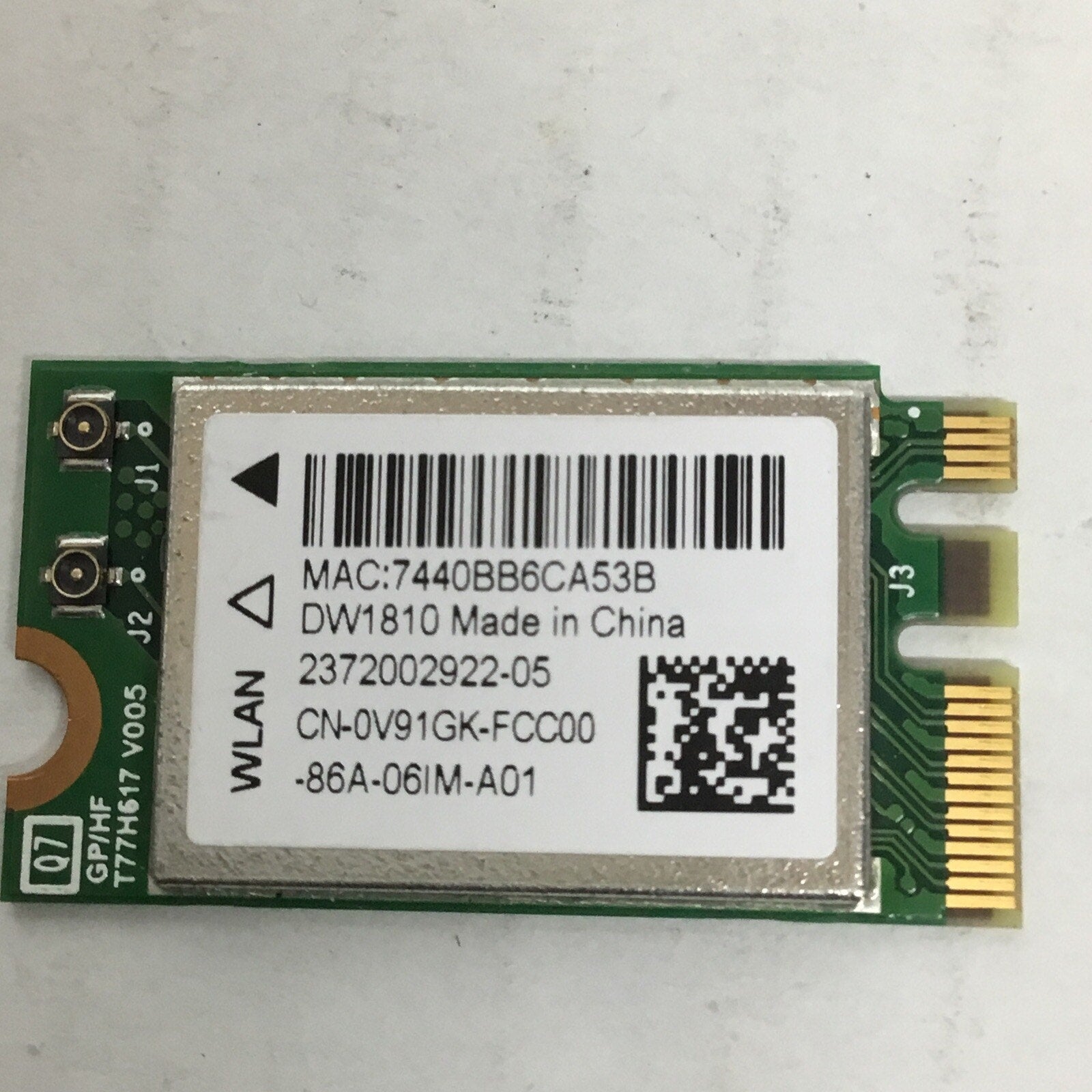Oem Dell XPS 8940 8930 / G5 5000 5090 WIFI Bluetooth Wireless Card V91GK 0V91GK