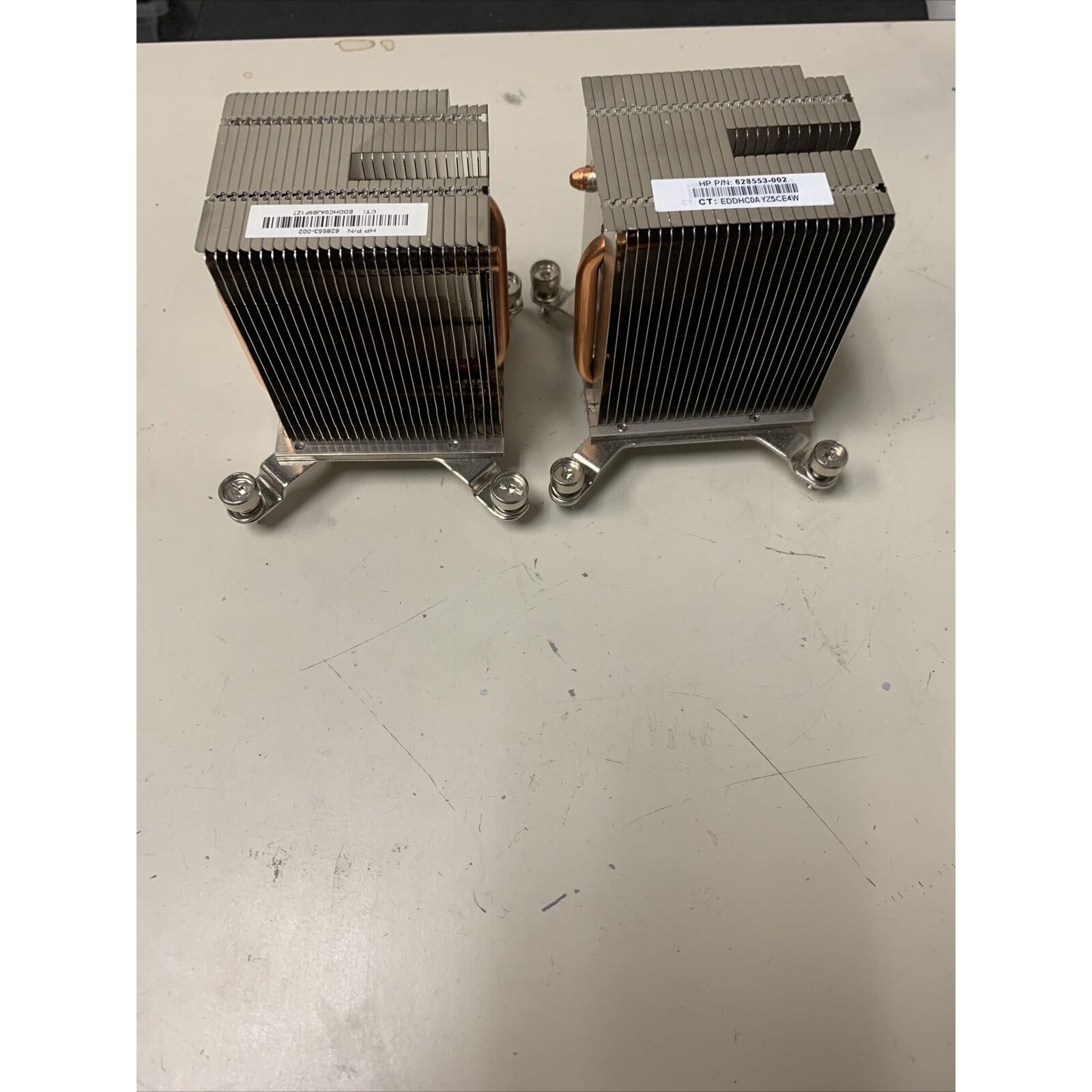 Lot of 2 - HP Compaq 6300 Pro SFF Desktop LGA1155 CPU Heatsink - 628553-002