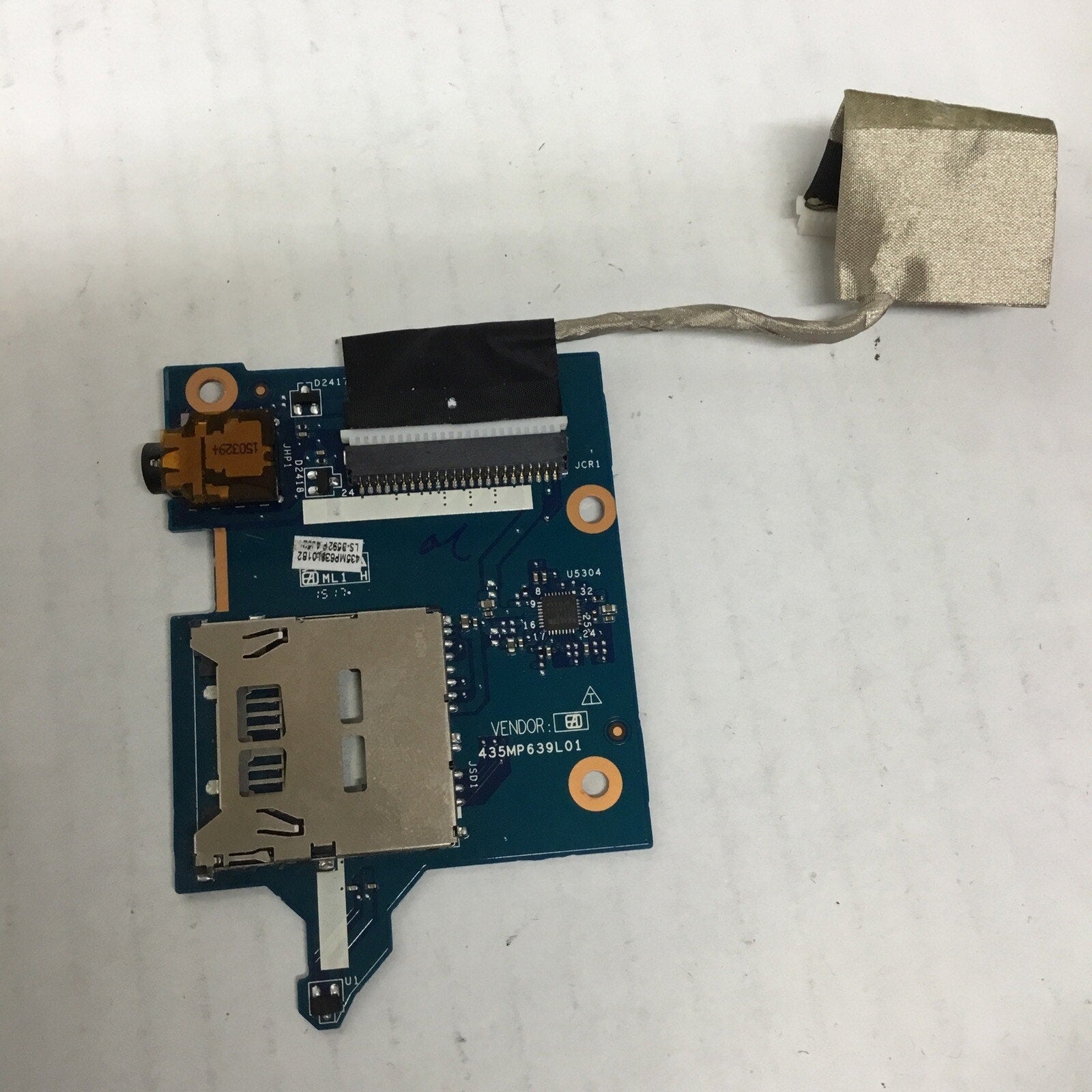 Lenovo ThinkPad S5 Yoga 15 Audio Card Reader Port Board w/ Cable 435MP639L01 924