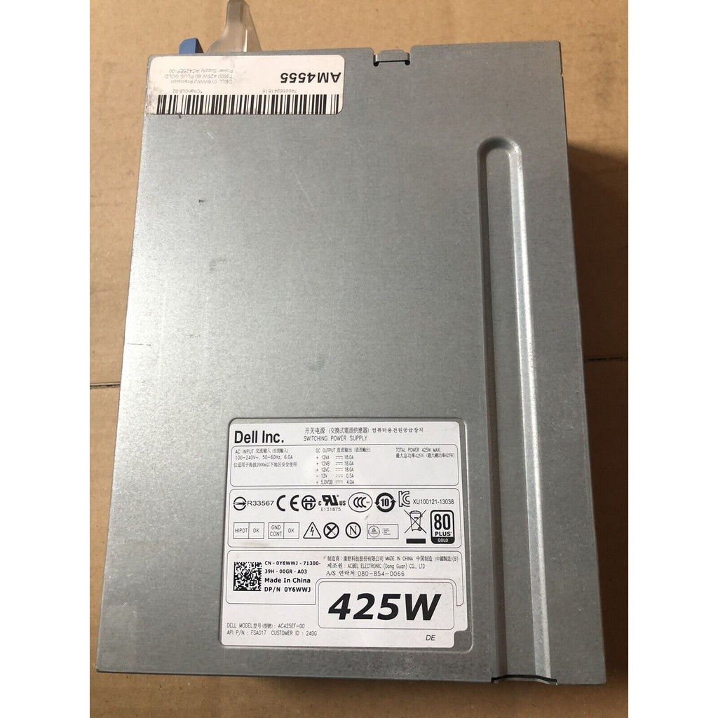Dell Precision T3600 425W Power Supply - Silver (0Y6WWJ)