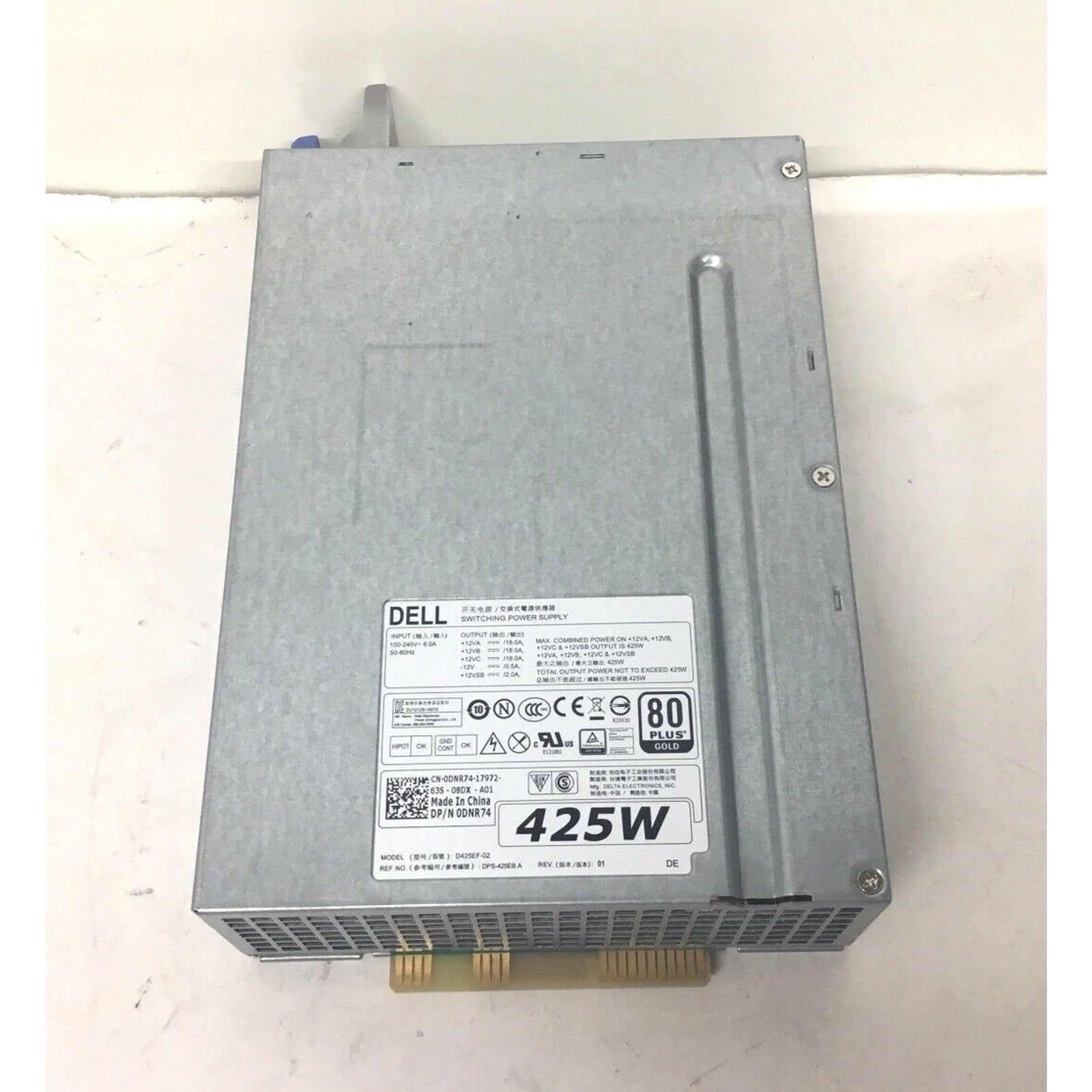 LOT of 6 Dell Part DNR74 T3600 T3610 425W Workstation Power Supply D425EF-02