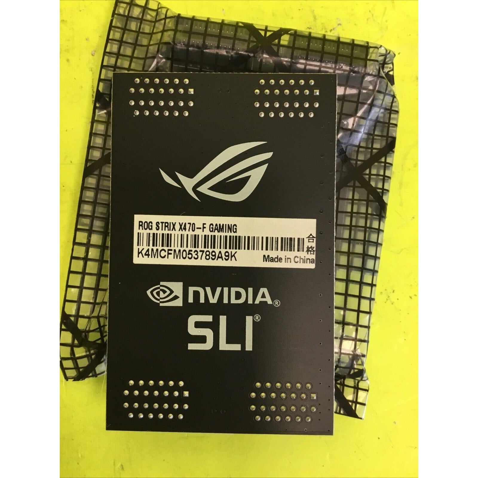 2 Pcs Genuine ASUS ROG 2M HB 2 Way Nvidia SLI Bridge Rev 1.00 60mm 2 Slot