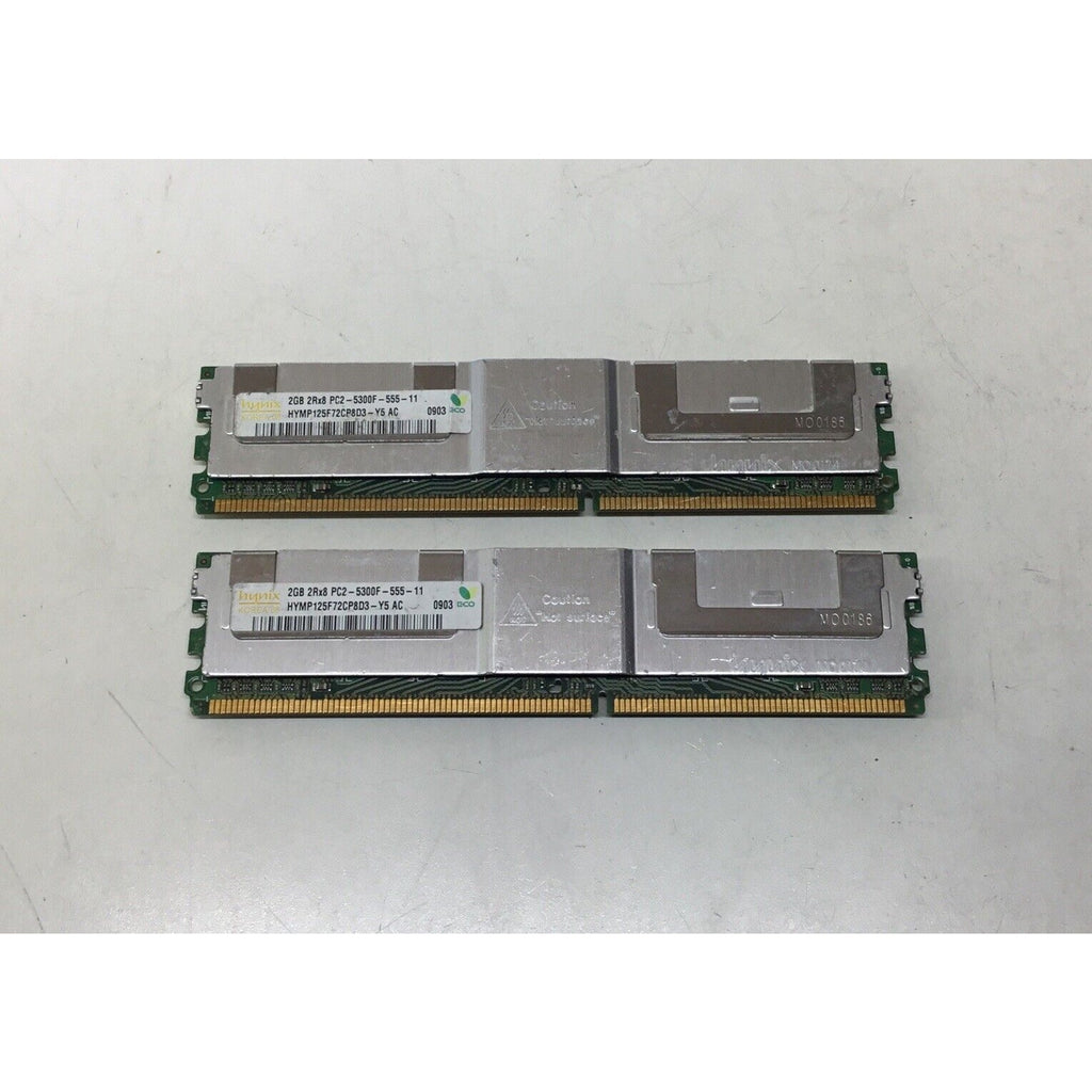 Hynix 4GB 2x2GB RAM Memory HYMP125F72CP8D3-Y5 PC2-5300F 555