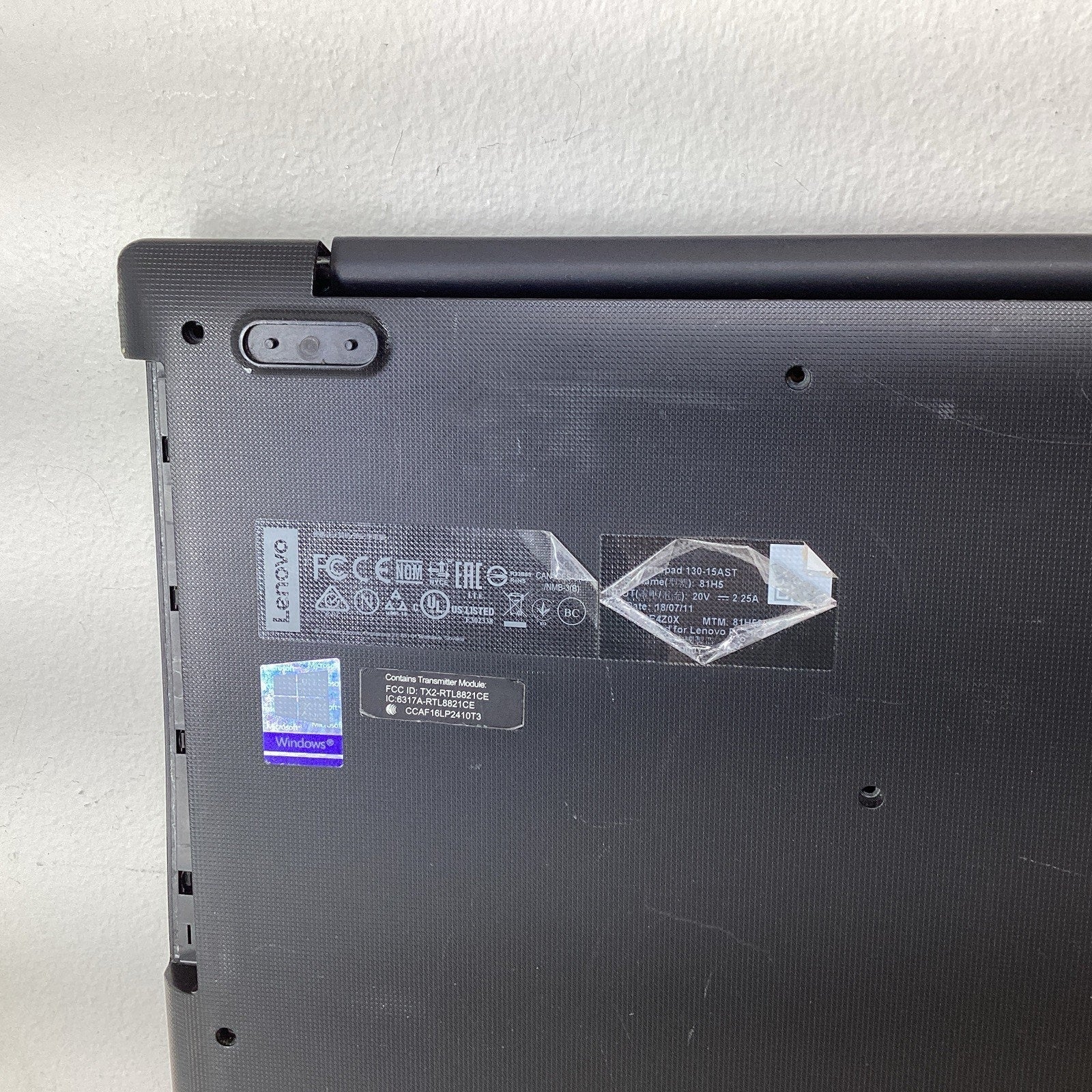 Lenovo Ideapad 130-15AST Laptop AMD A6 No LCD, RAM, HDD, CD ROM - For Parts