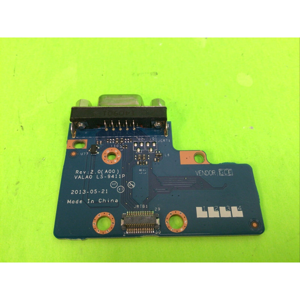 Dell Latitude E6540 VGA Port Circuit Board Assembly 8992W 08992W VALA0 LS-9411P