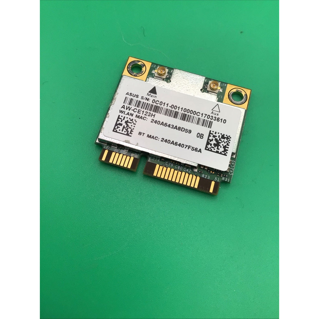 Asus G750JW Series 17.3" Wireless WIFI Bluetooth Card AW-CE123H 0C011-00110000