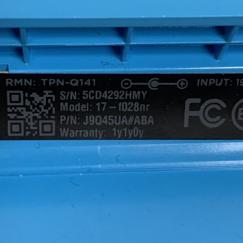 HP Pavilion 17 EAY17005010 Bottom Base Enclosure For 17-f028 Laptop - Blue