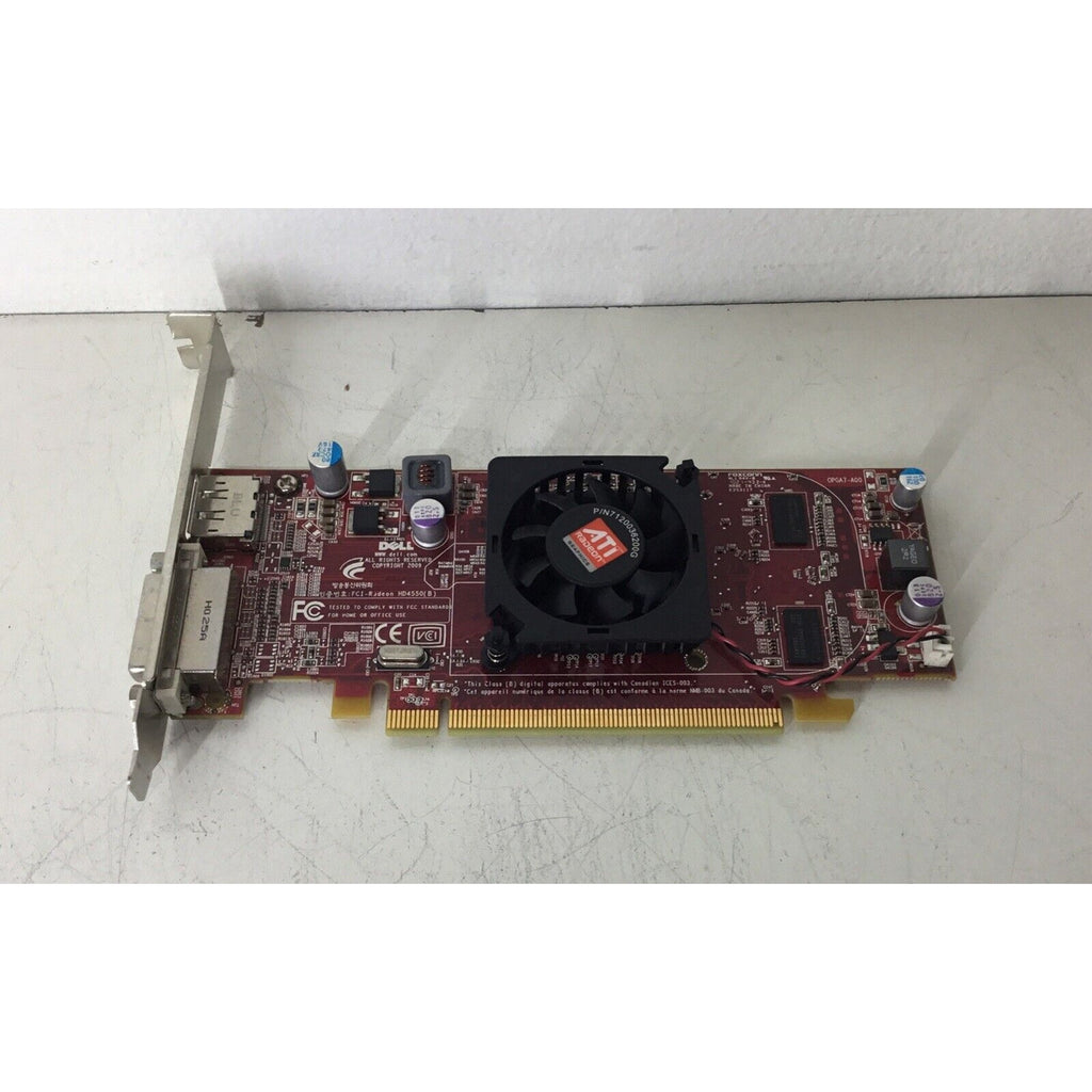 ATI Dell Radeon HD4550 Graphics Video Card High Profile 512MB DVI PCI-E 03Y14F