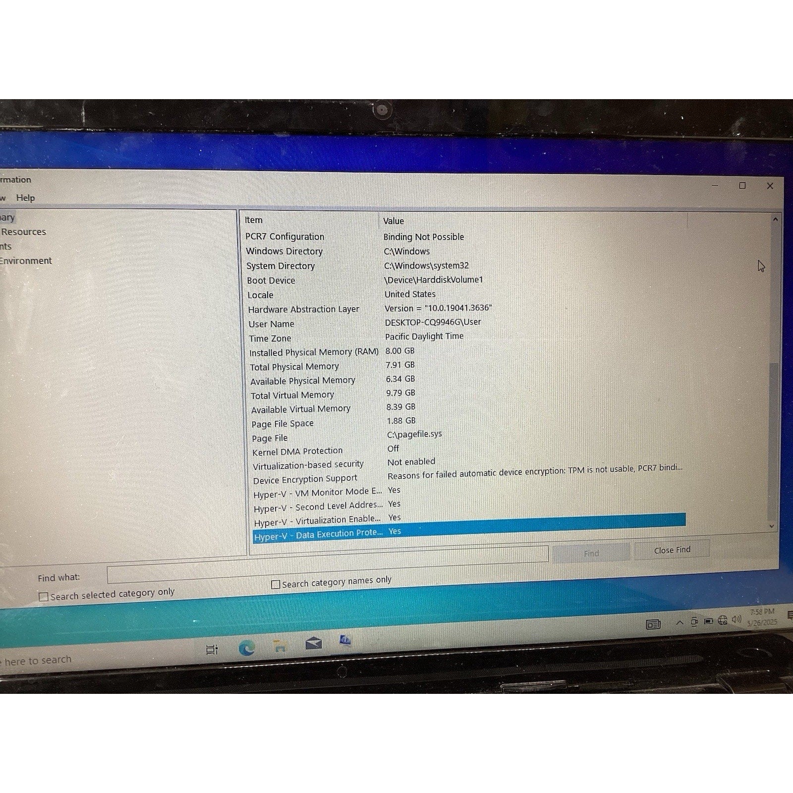 Toshiba Satelite S55-A5176 Laptop Core i7-4700MQ 2.40GHZ 8GB RAM Win 10