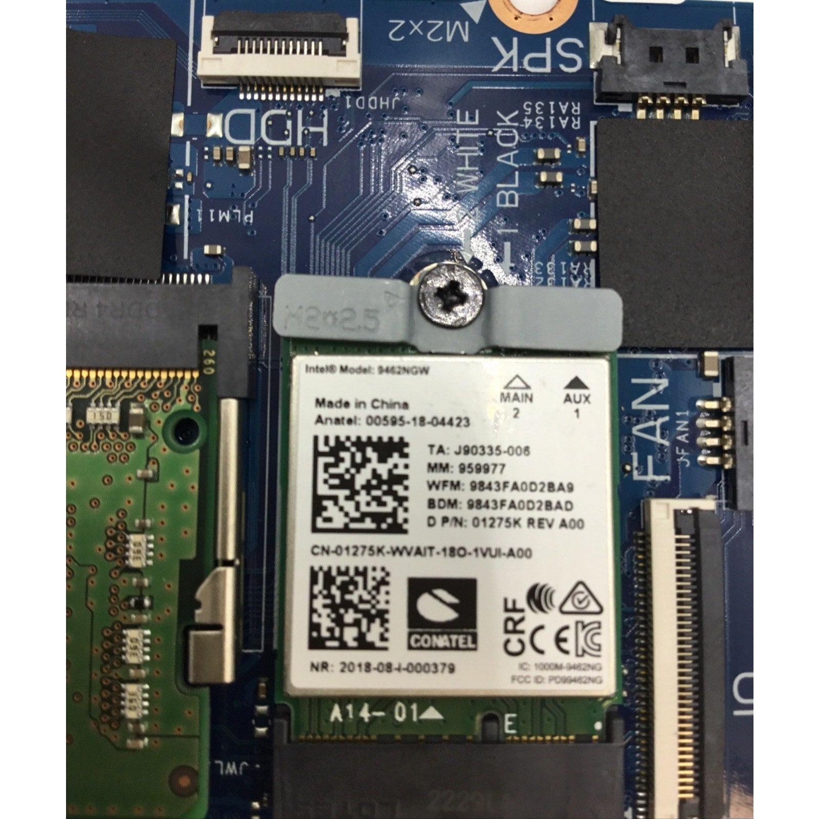 Dell OEM Inspiron 3511 Motherboard Intel i3 RJTDW + WiFi Card/ 8GB DDR4 RAM