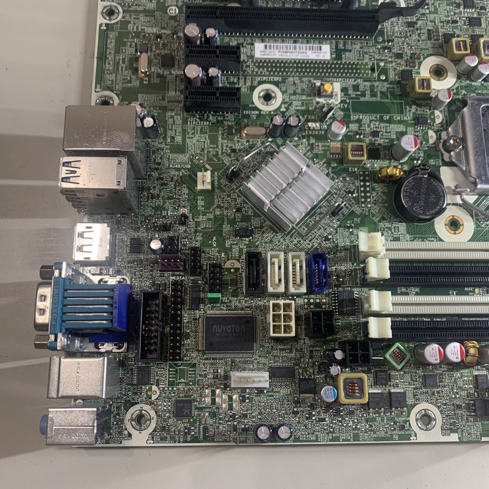 HP Pro 6300 LGA 1155 DDR3 SDRAM Desktop Motherboard 656961-001 657239-001