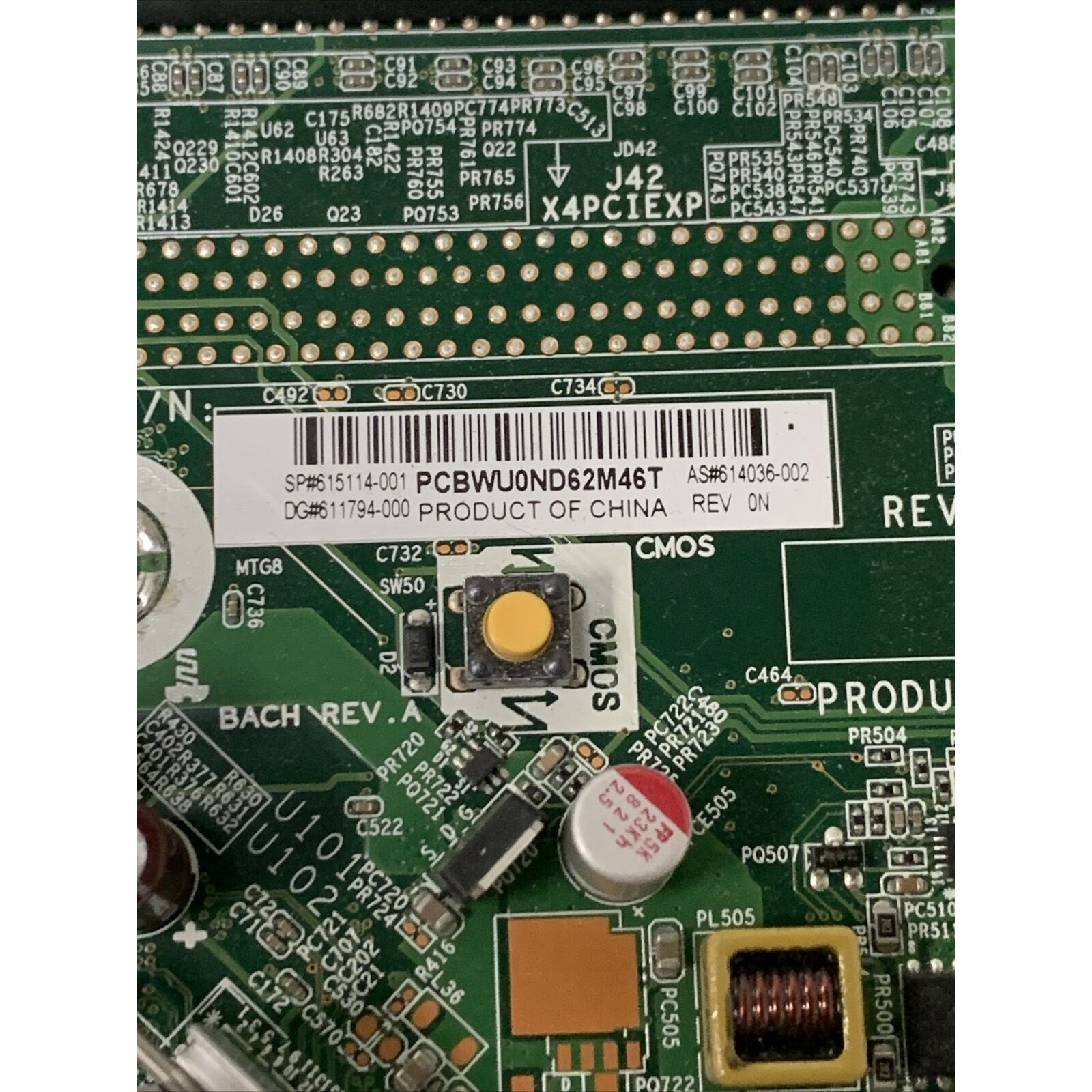 HP Compaq Intel LGA1155 Motherboard 615114-001 614036-002 w/ Intel G630 CPU