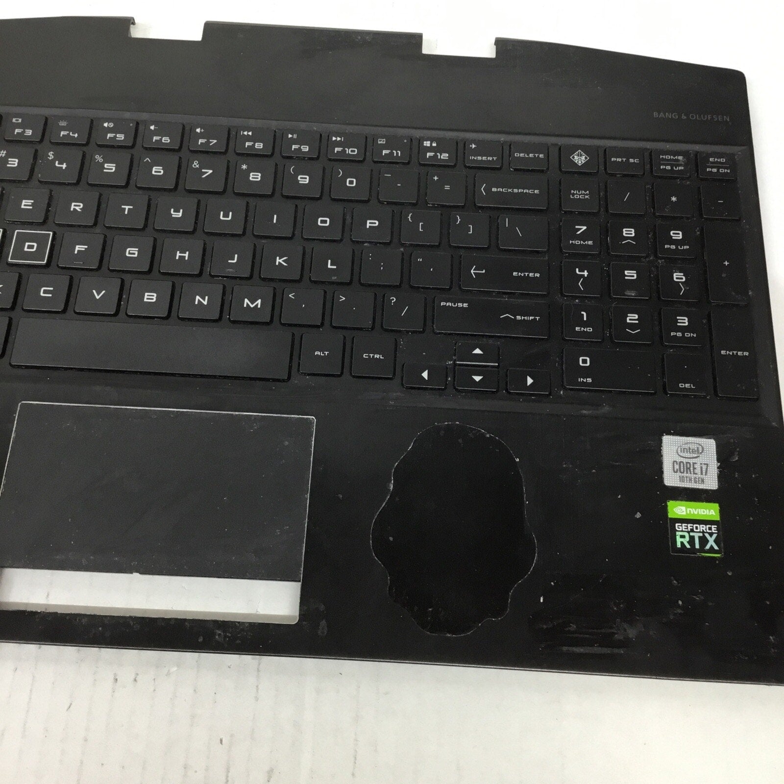 HP Omen 15-DH 15-DH1060NR 15.6'' OEM Palmrest BL Keyboard Touchpad AM2JZ000430