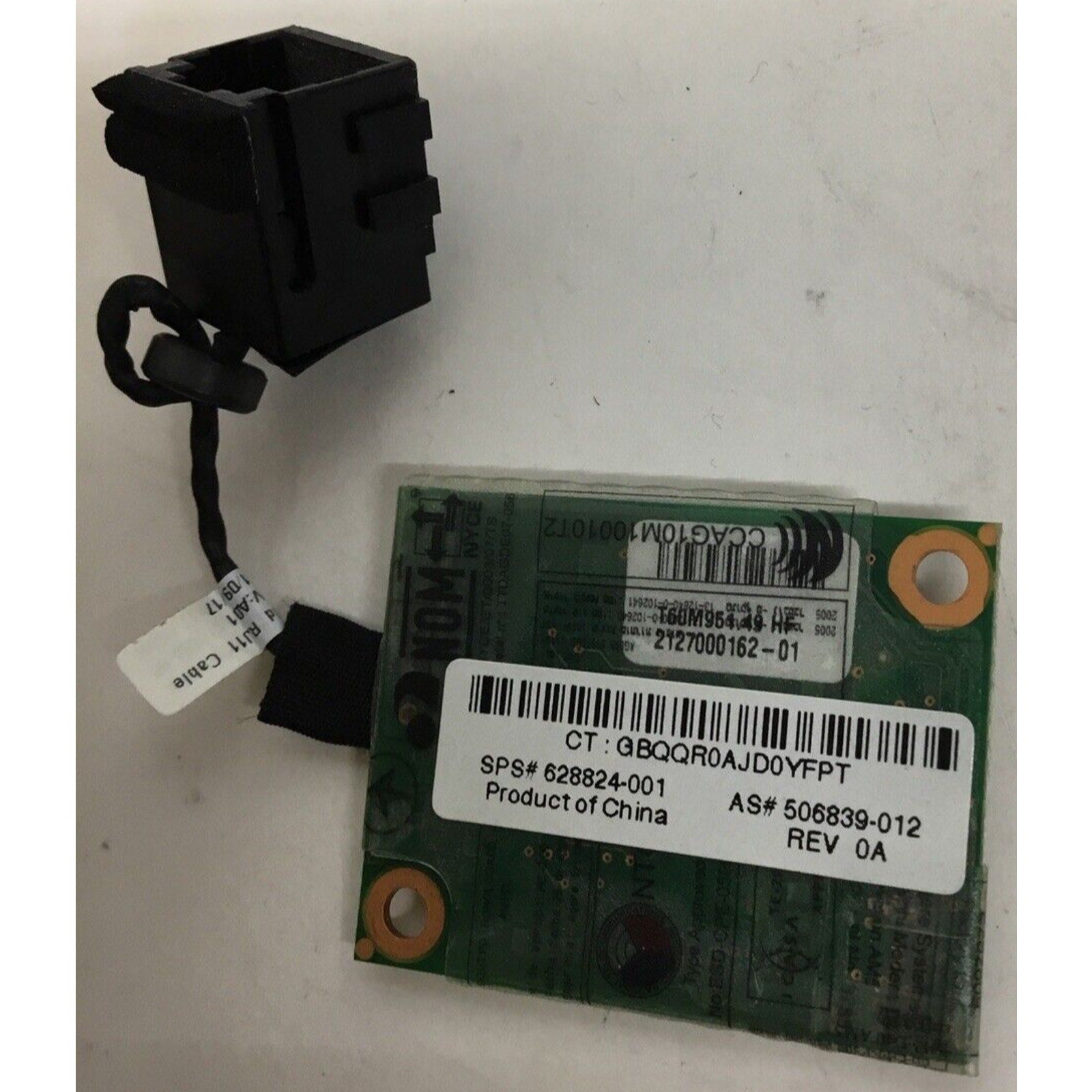 HP EliteBook 2670p 14” Genuine Laptop Modem Module Board w/Cable 628824-001