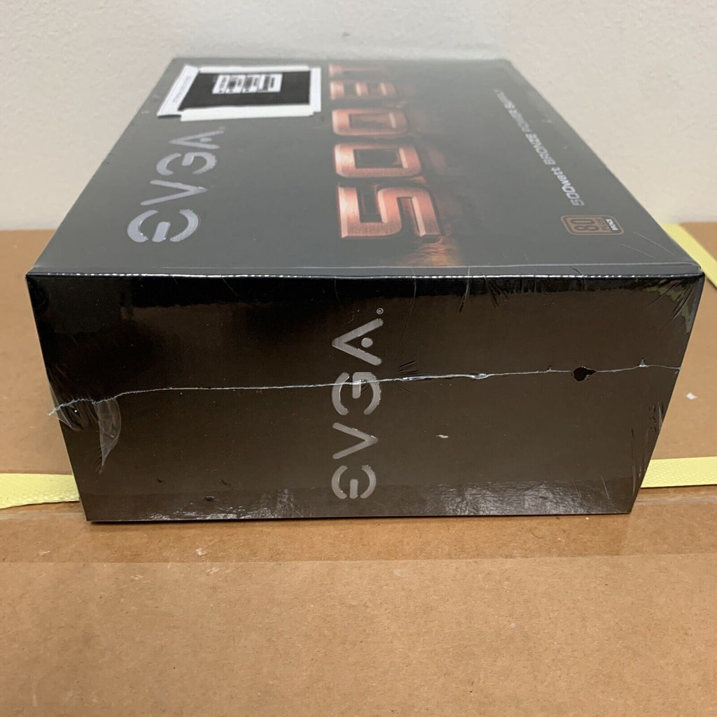 EVGA 500 BT, 80+ Bronze, 500W, Power Supply 100-BT-0500-K1 - Brand New