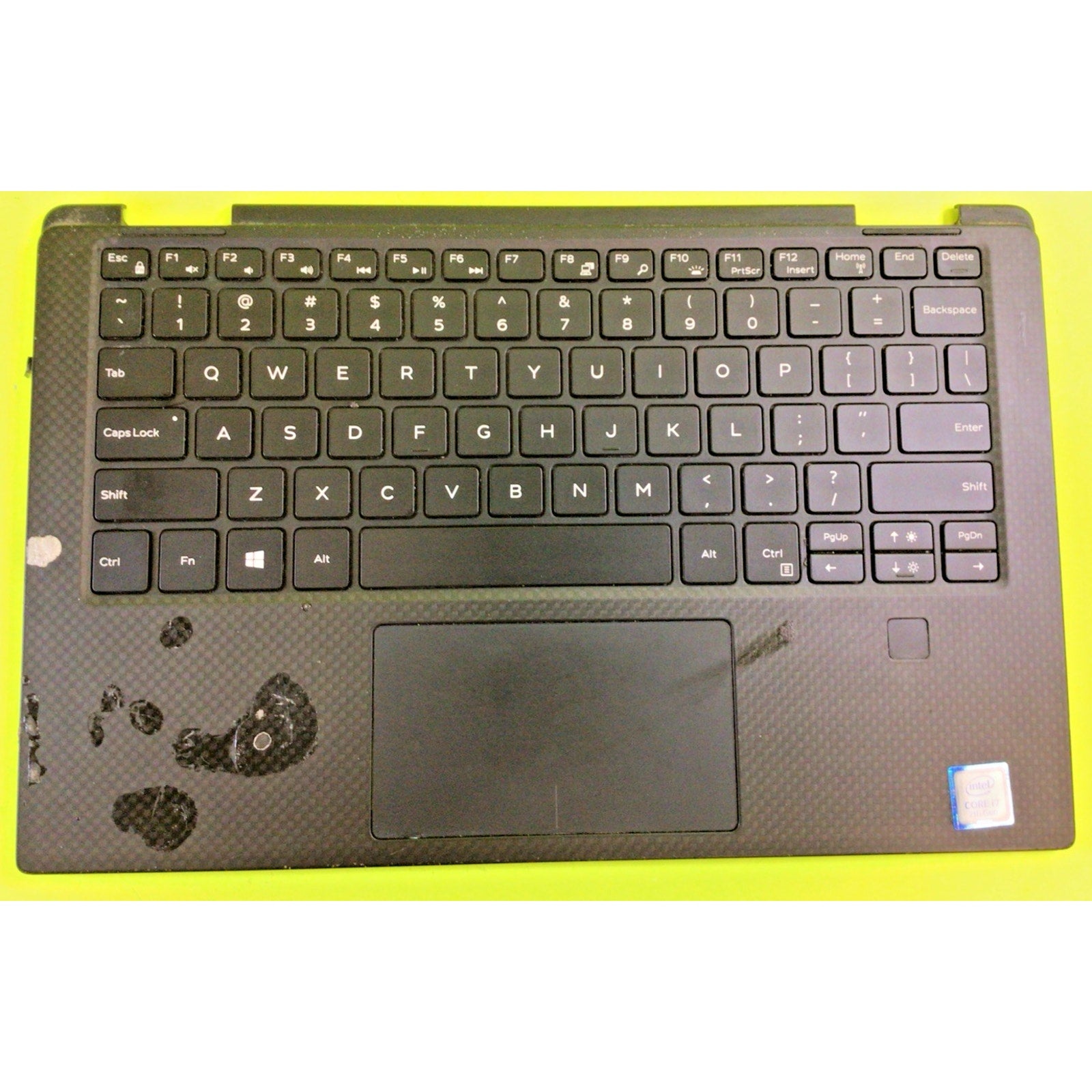 Dell XPS 13 9365 Palmrest Assembly FOR PARTS or REPAIR