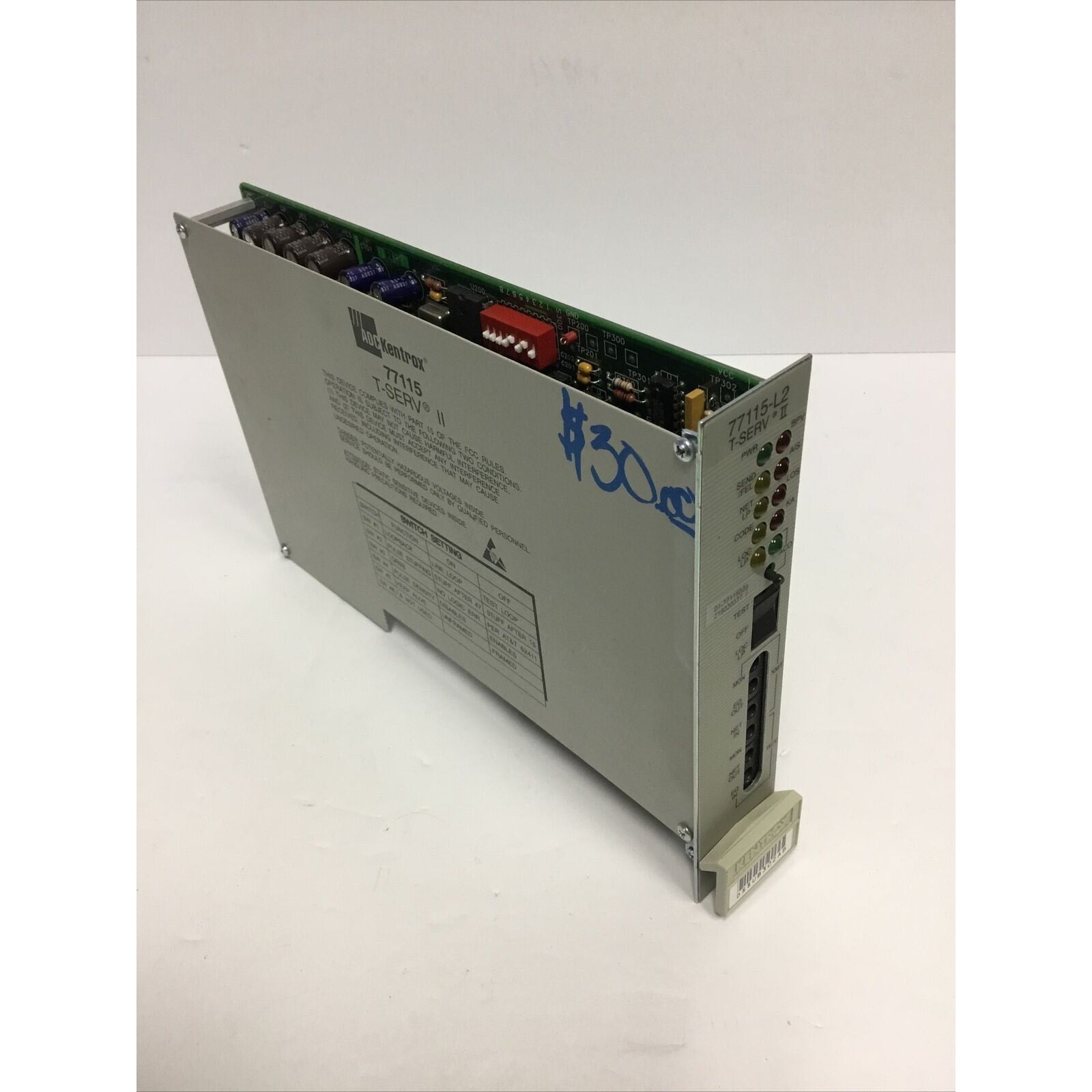 ADC Kentrox 77115 -L2 T-Serv II T1 Channel Service Unit, Plug-In Card