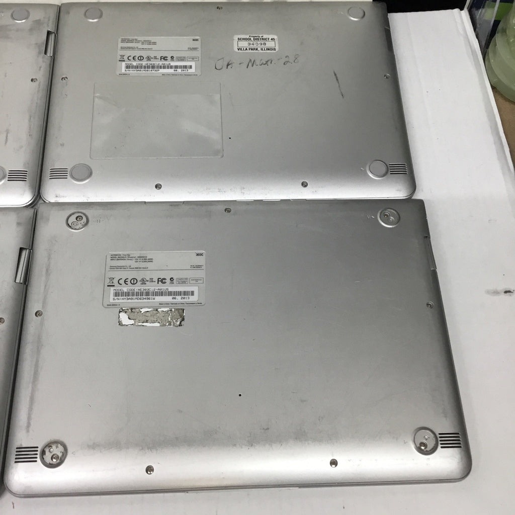 LOT OF 4 Samsung Chromebook (XE303C12-A01US) 11.6" For Parts