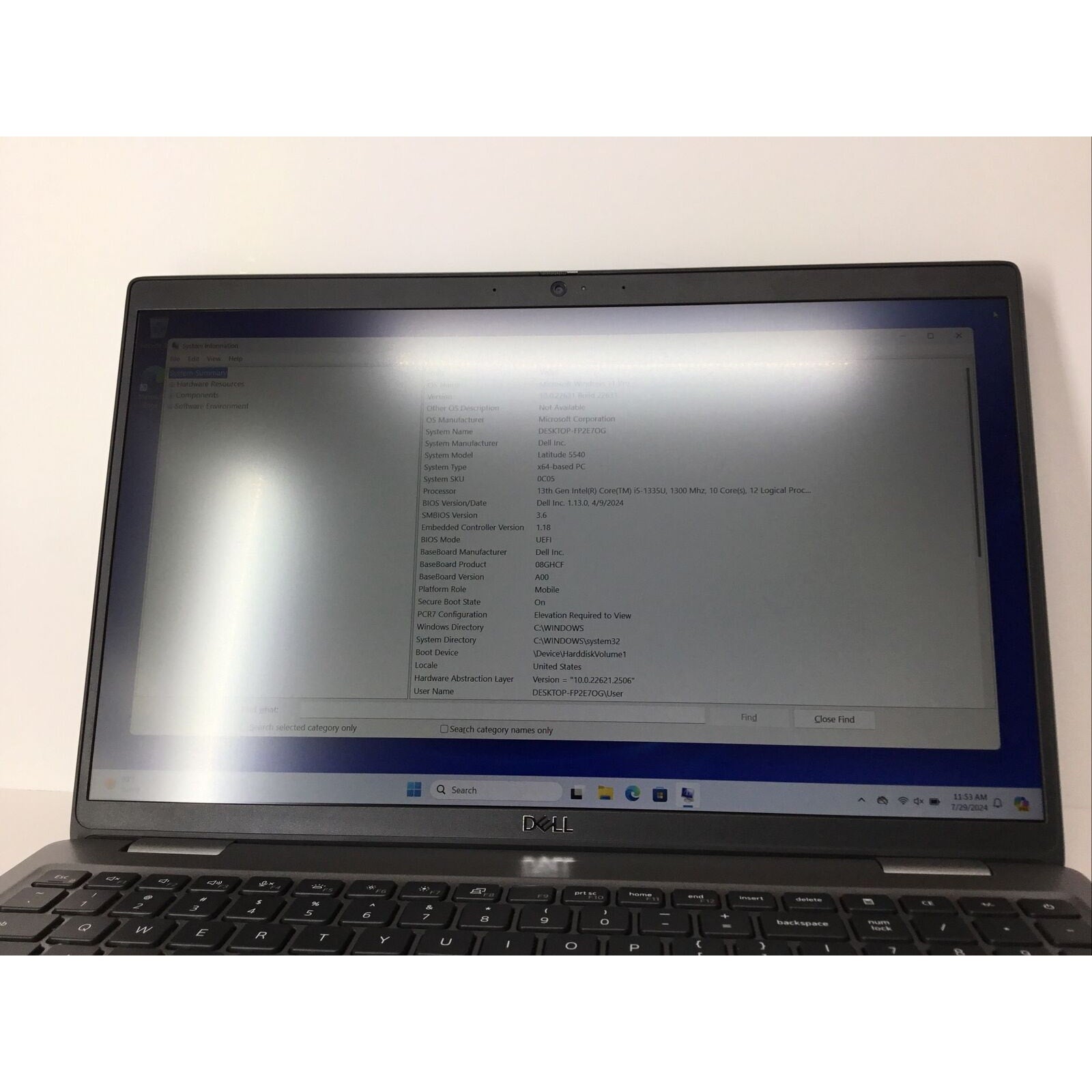 Dell Latitude 5540 - i5-1335U, 16GB RAM, 256GB SSD (P127F001)