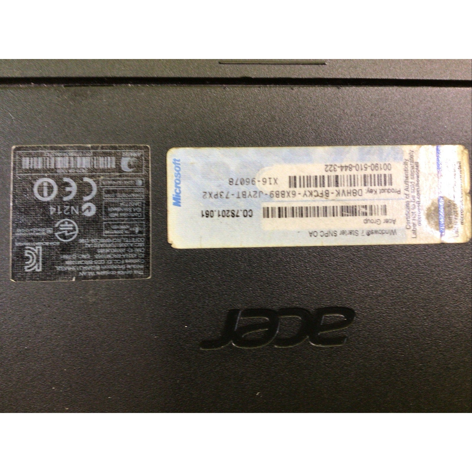 Acer Aspire One D270-1461 Intel Atom-N2600 1.60GHz 2GB RAM FOR PARTS or REPAIR