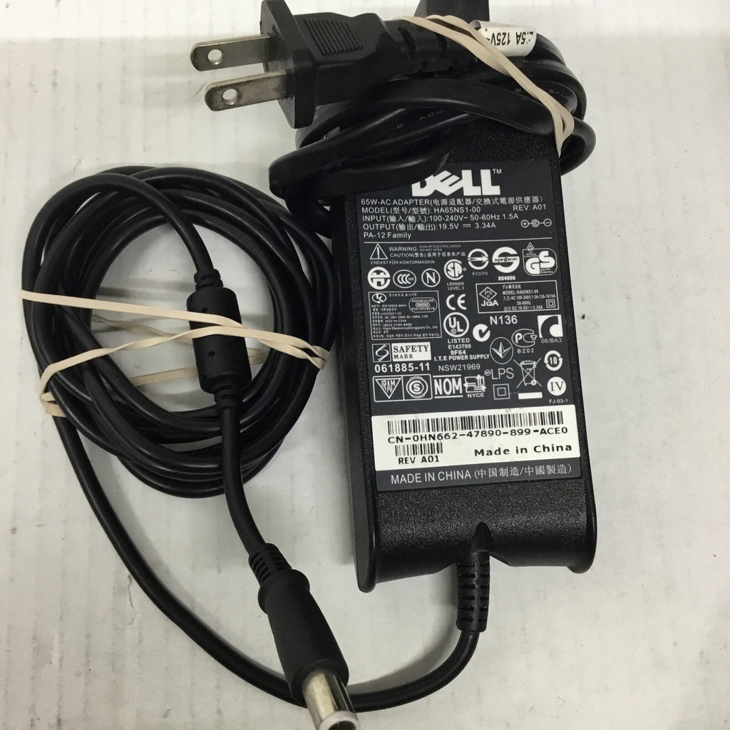 DELL HA65NS1-00 19.5V 3.34A 65W Genuine Original AC Power Adapter Charger