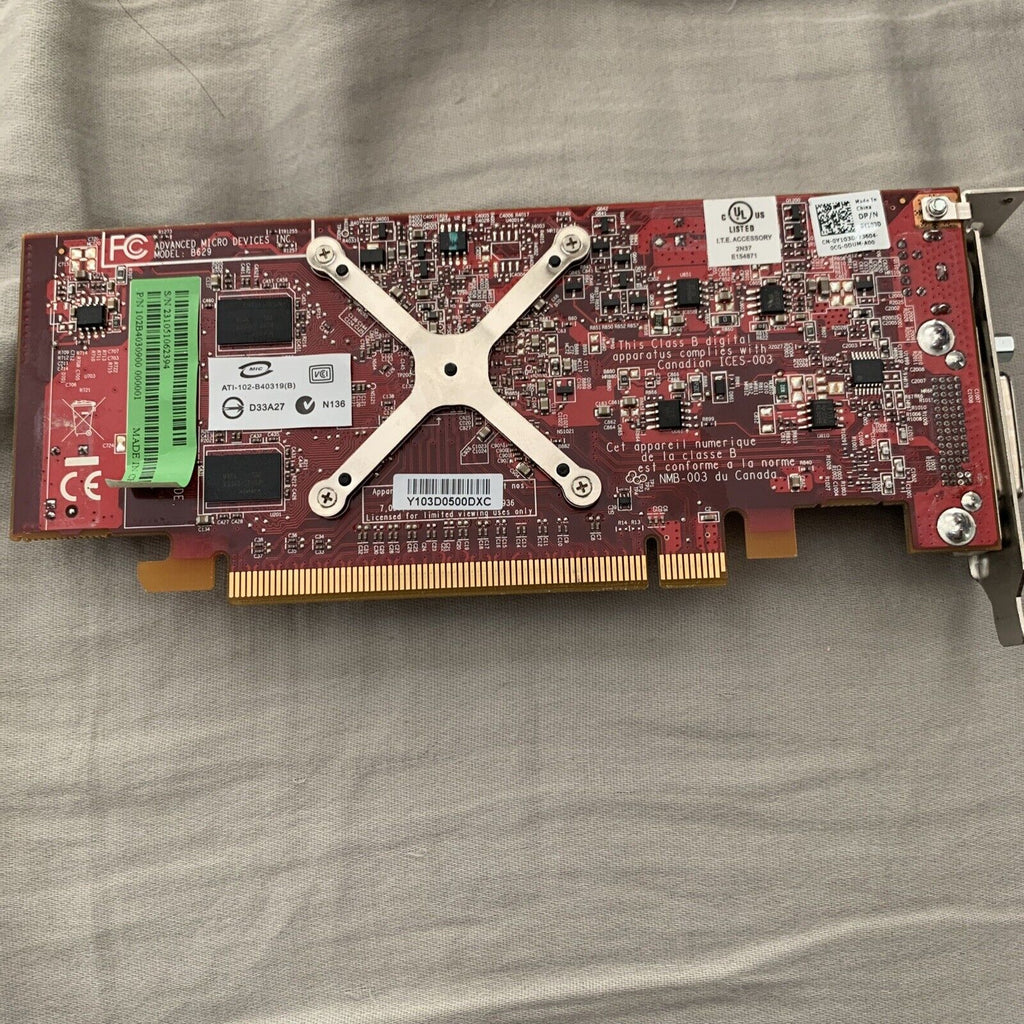 DELL ATI Radeon HD3450 256MB PCIe x16 DMS-59 Low Profile Video Card Y103D 0Y103D