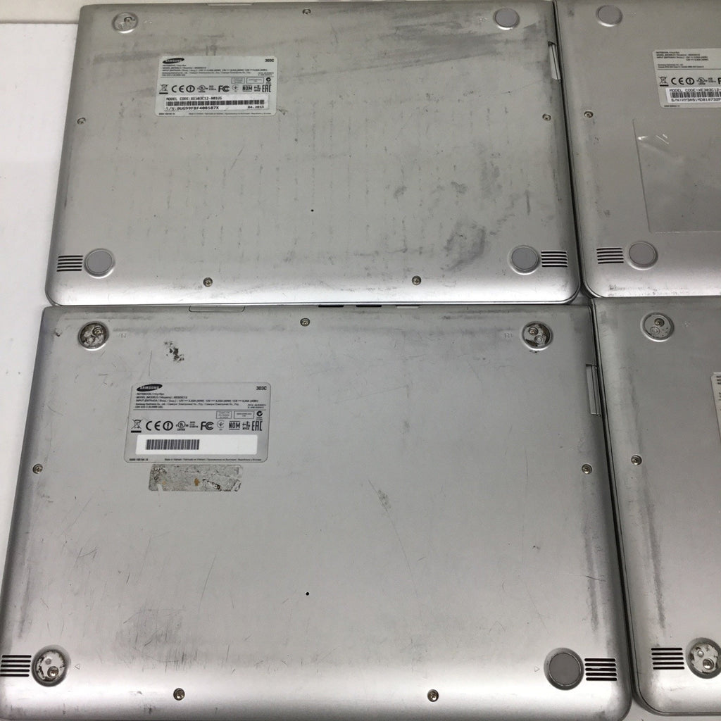 LOT OF 4 Samsung Chromebook (XE303C12-A01US) 11.6" For Parts