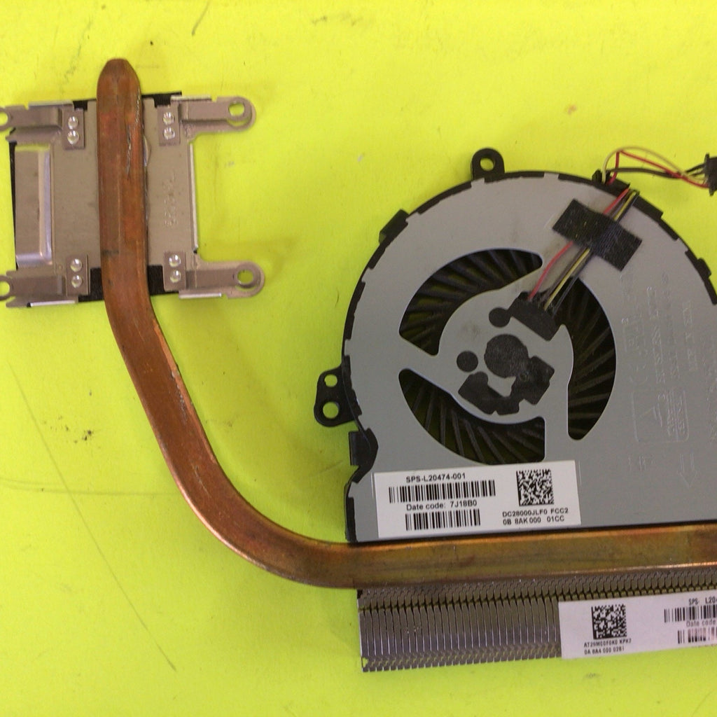HP FAN AND HEATSINK 15-DB 15 L20474-001 L20491-001