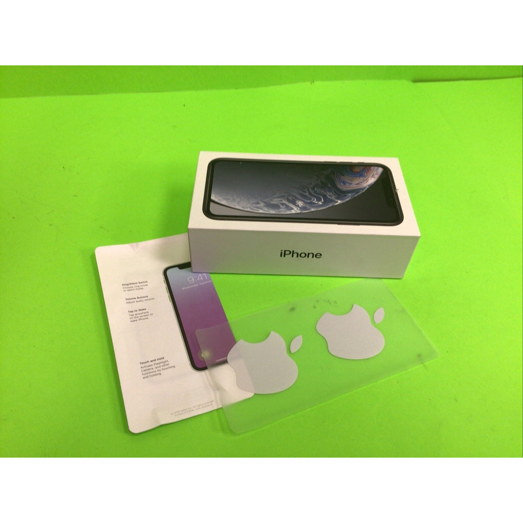 iPhone XR 64GB Black Empty Box Only with Stickers and Insert