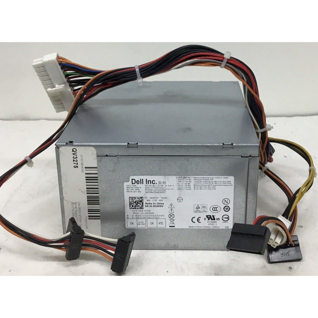 Dell Power Supply L275AM-00/ D3PMV /0D3PMV/ 275W
