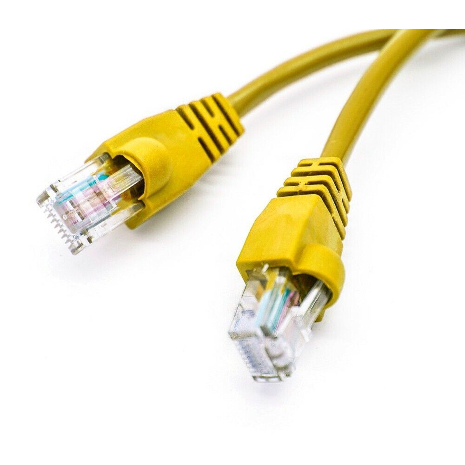 10ft CAT6 RJ45 Ethernet Network Patch Cable - Yellow - 10 Feet