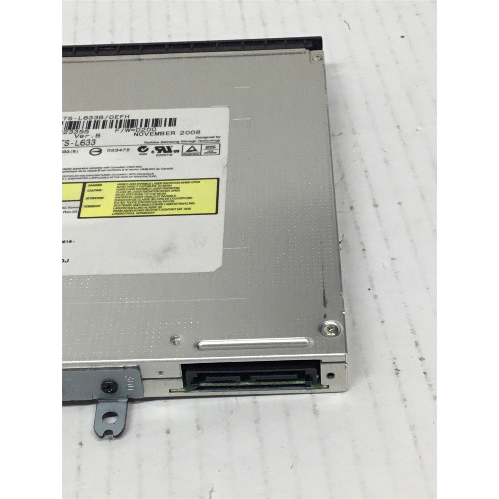 Dell P/N 0W630J DVD-RW Slim Optical Disc Drive TS-L633B