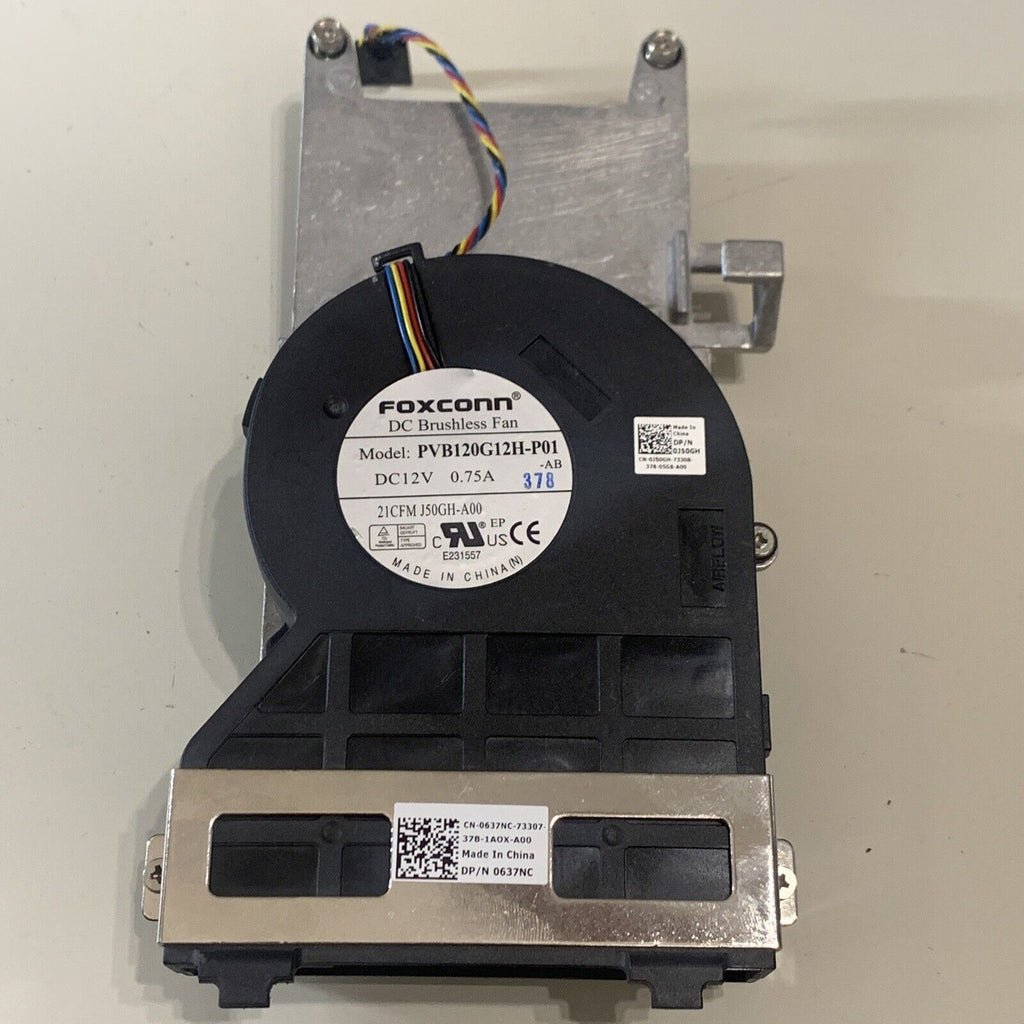 Dell OptiPlex 3010 7010 9010 390 790 990 SFF CPU Heatsink with Fan 637NC J50GH