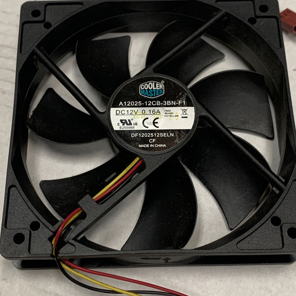 Coolermaster A12025-12CB-3BN-F1 (DF1202512SELN) Black 120mm Case/CPU Fan