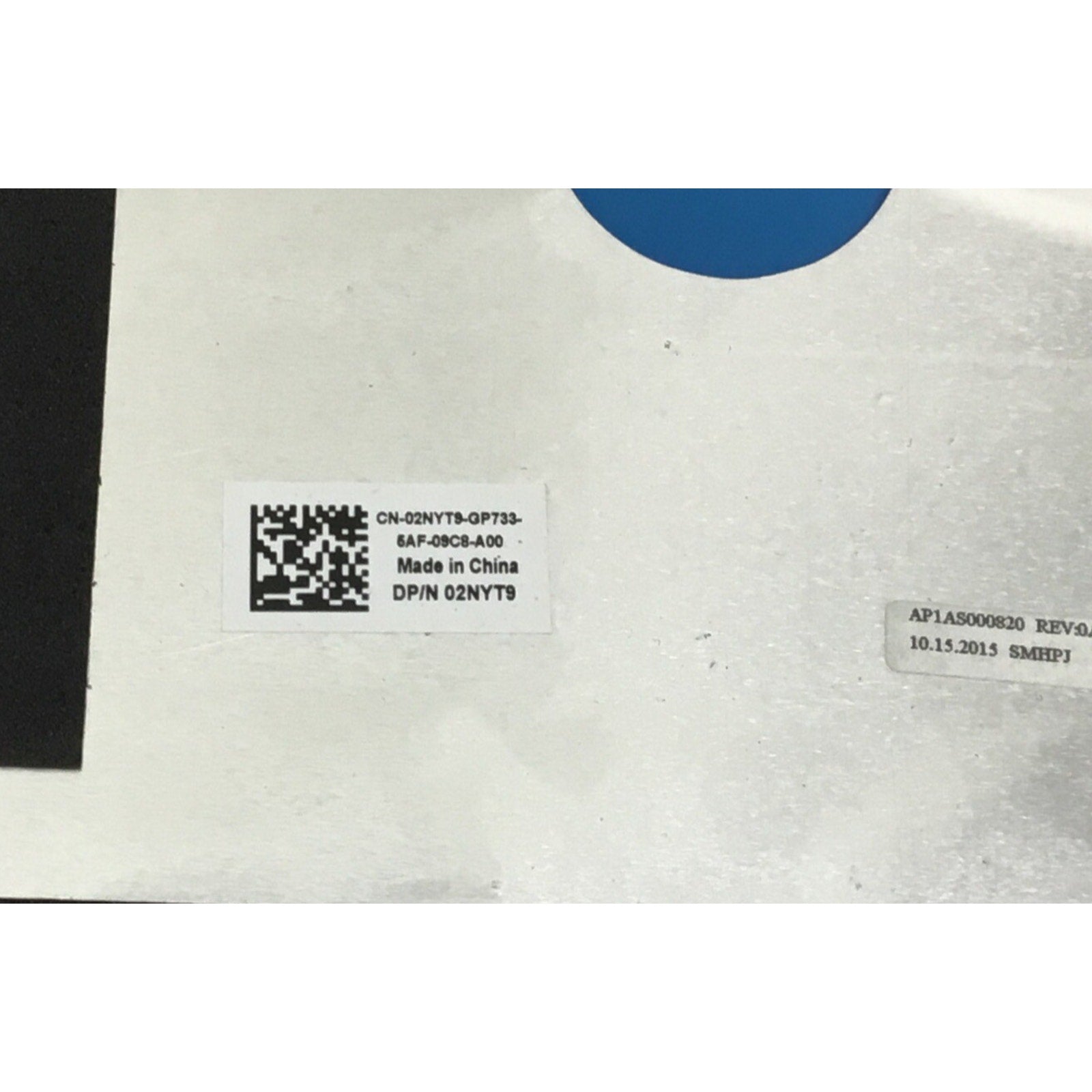 Dell Inspiron 5758 5759 5755 Blue 17.3" LCD Back Cover - 2NYT9 02NYT9