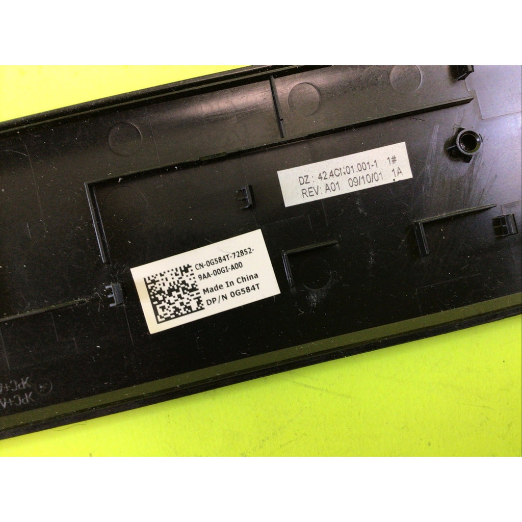 Dell Inspiron 1750 Keyboard Bezel Hinge Cover Power Button G584T 0G584T