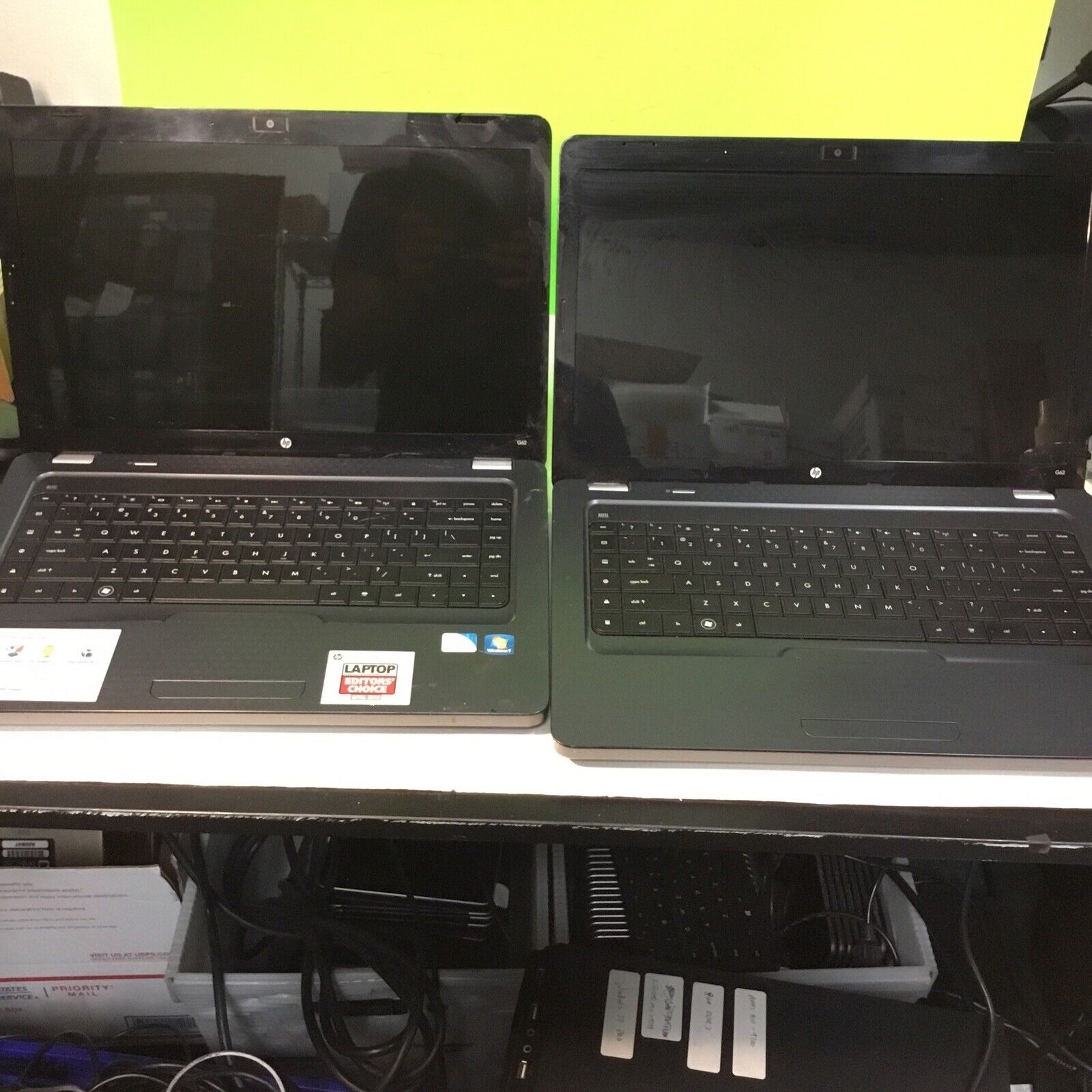 Lot of 2x HP G62 Laptops FOR PARTS