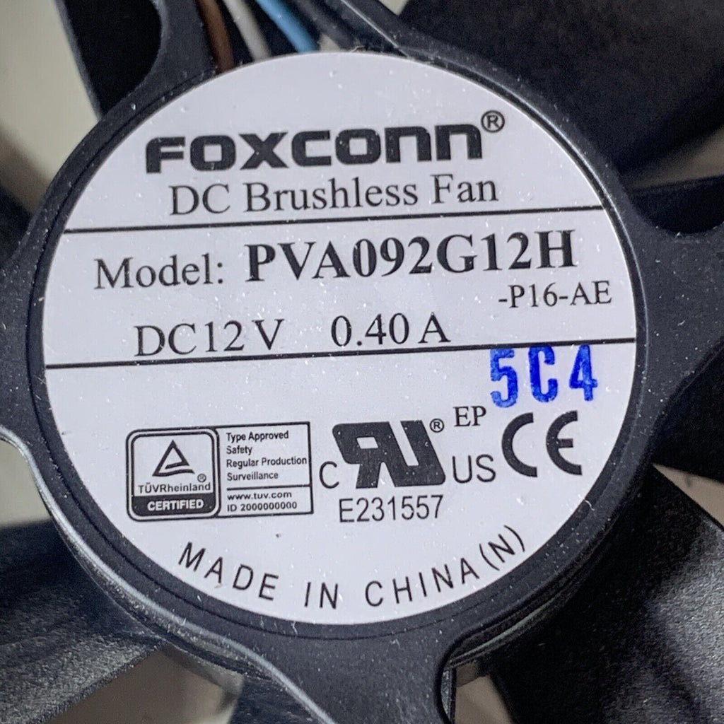 HP Elite 8300 8200 Pro 6200 6300 Cooling Fan Foxconn PVA092G12H 92x25mm 4wire