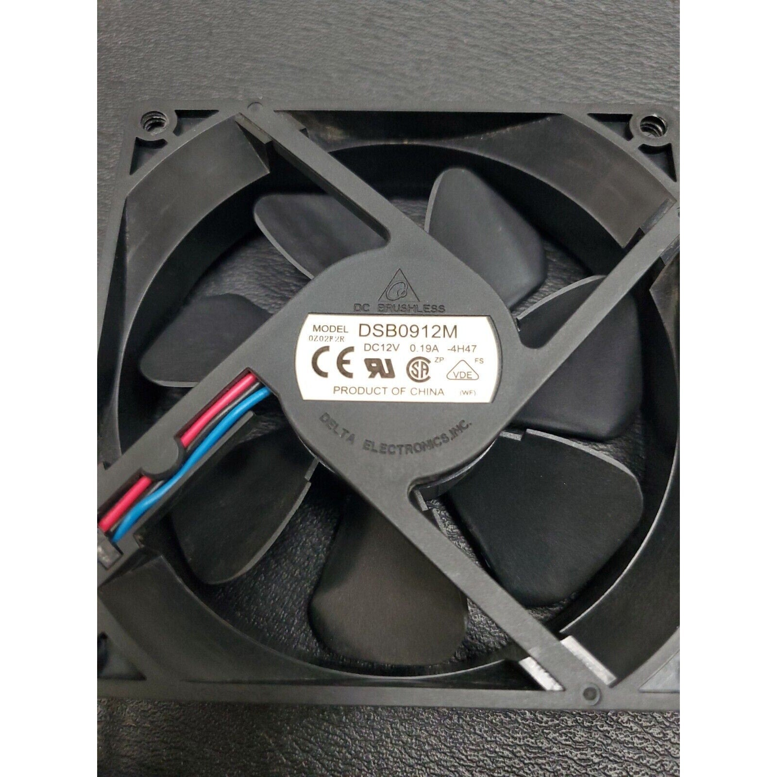 Delta FAN Model DSB0912M DC 12V 0.19A -4H47 Fan