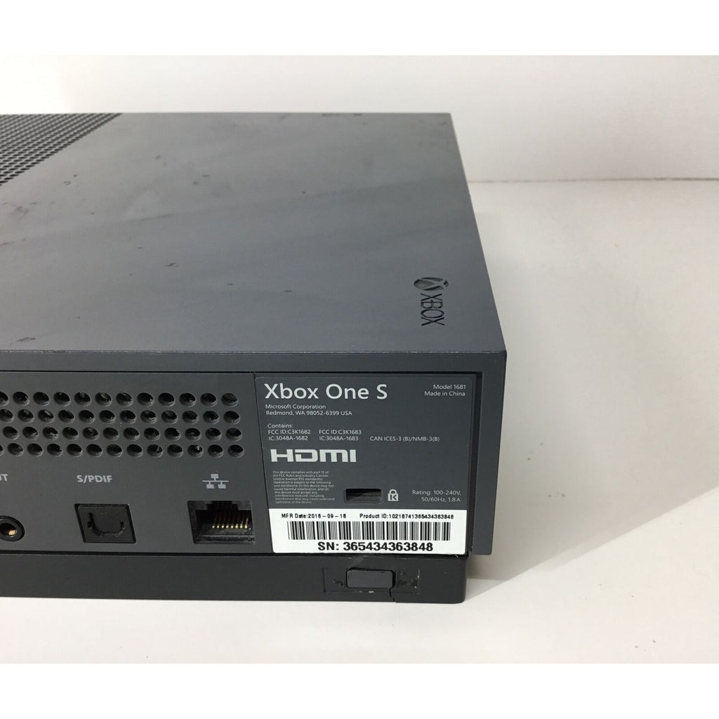 Xbox One S 500GB Gray Console Model 1681 -For Parts