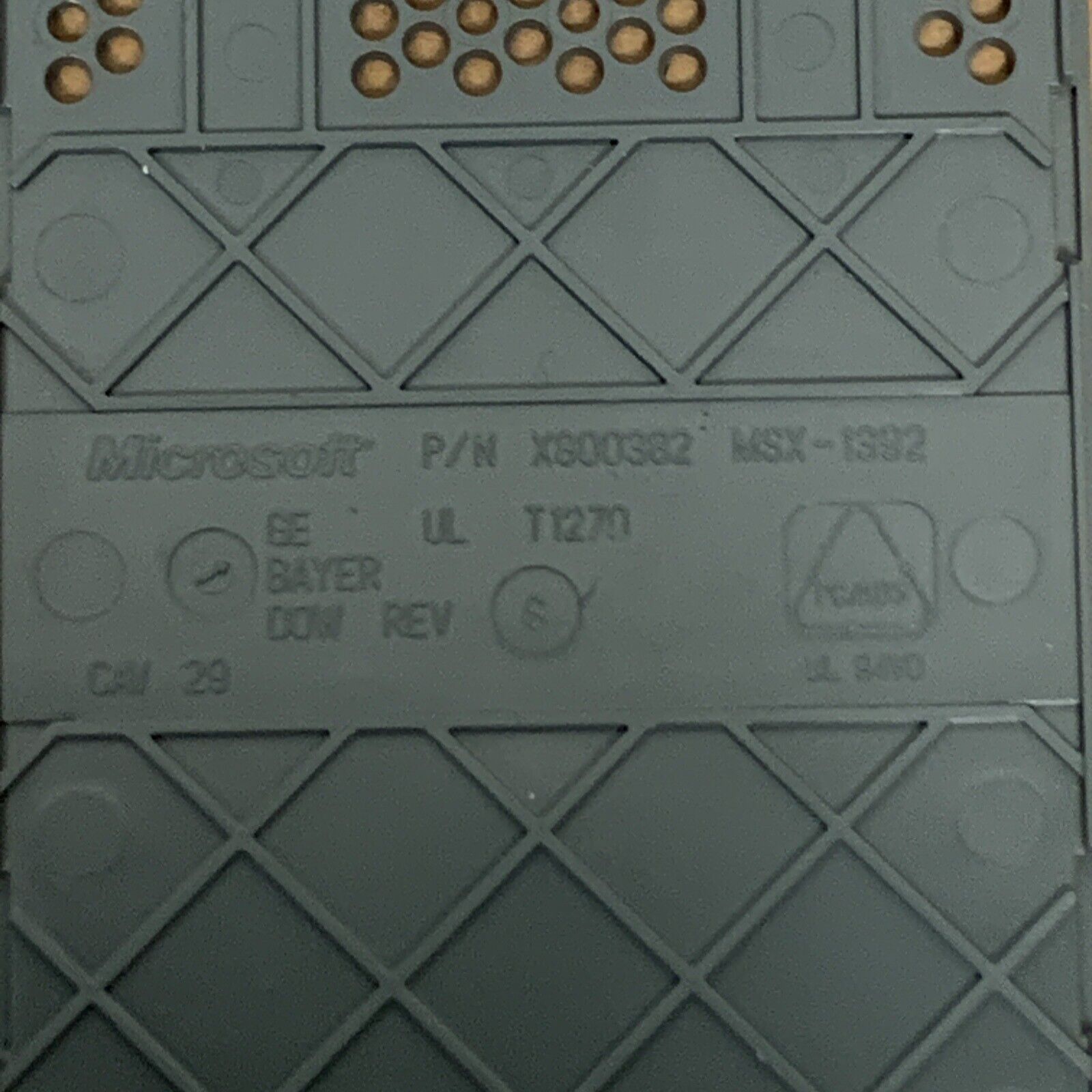 Genuine Microsoft Hard Drive Case Cover For XBox 360 X800382 MSX-1392 - Grey