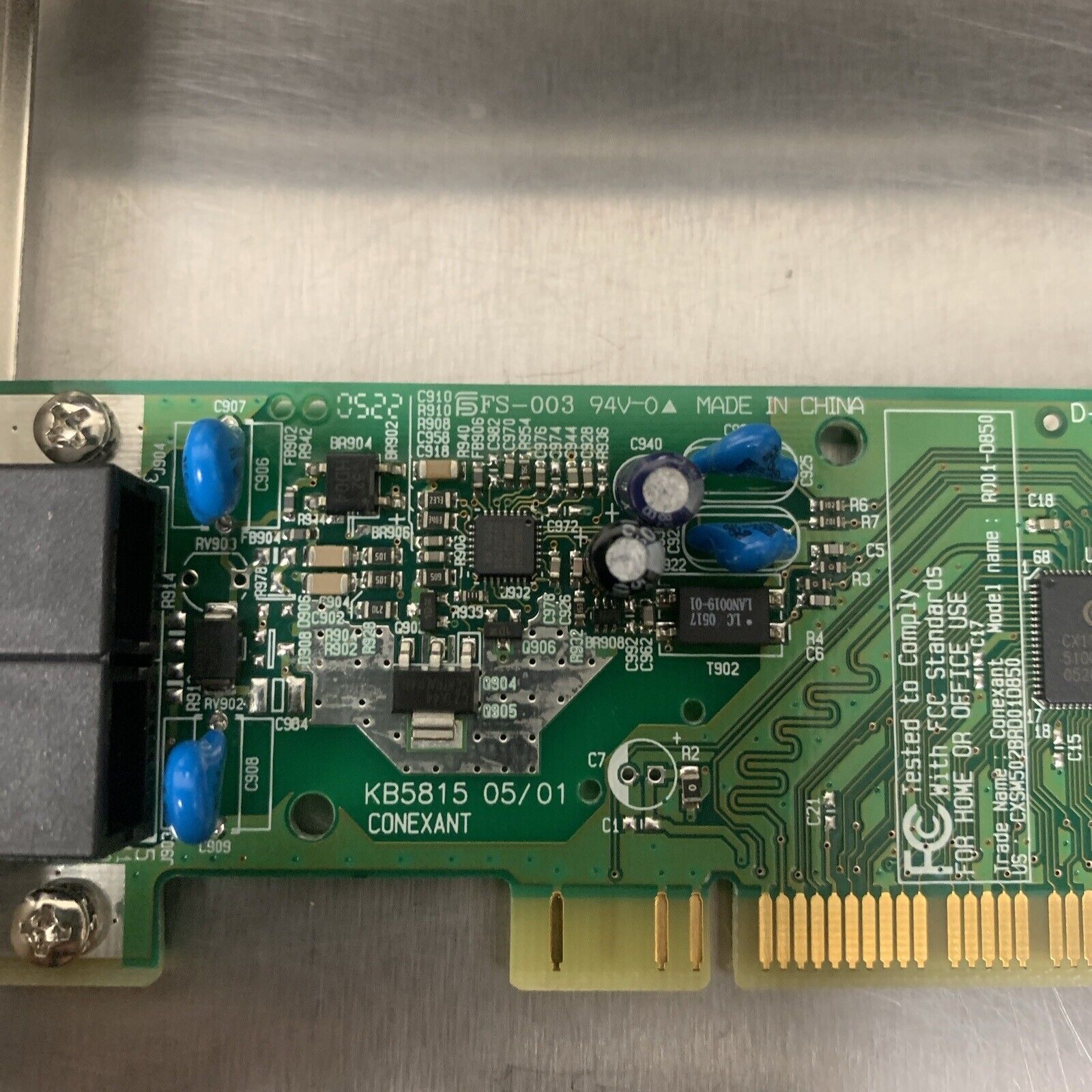 HP PAVILION SLIMLINE S3000 S7000 56K V.92 PCI LOW PROFILE MODEM BOARD 5188-8882